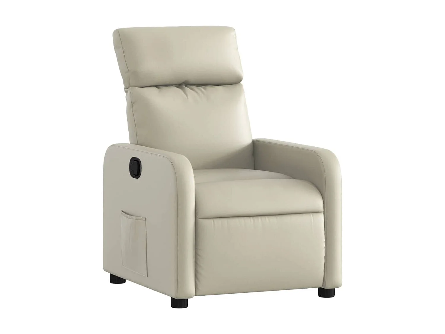 Fauteuil inclinable Crème Similicuir