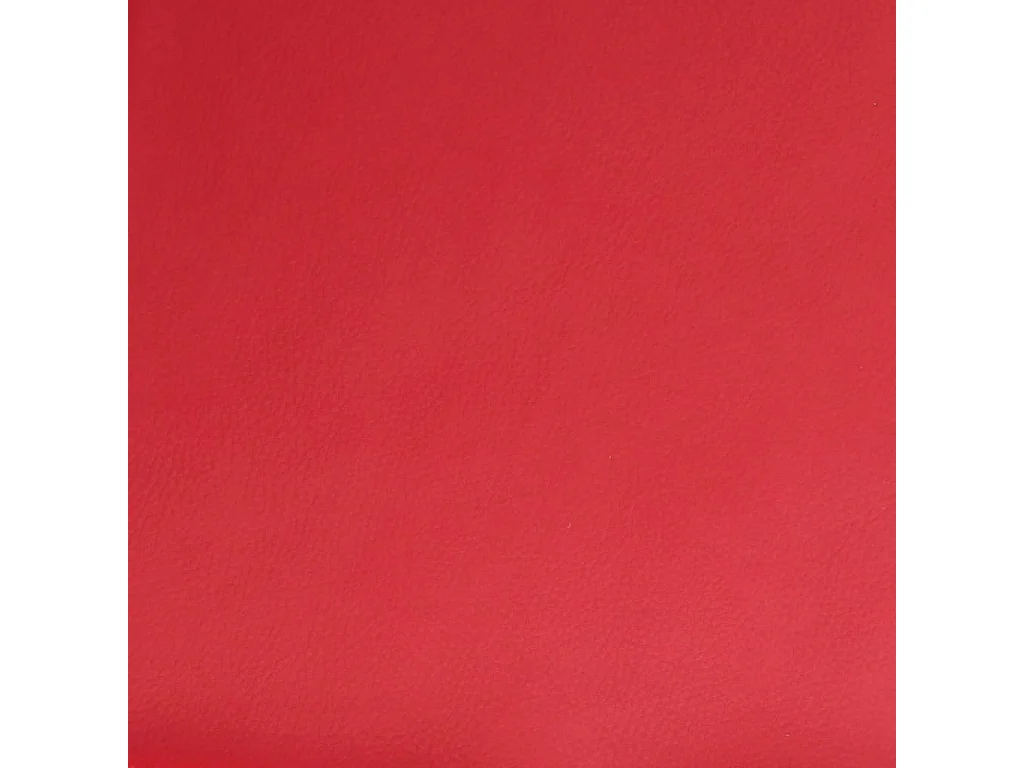 Sillón reclinable de cuero sintético rojo