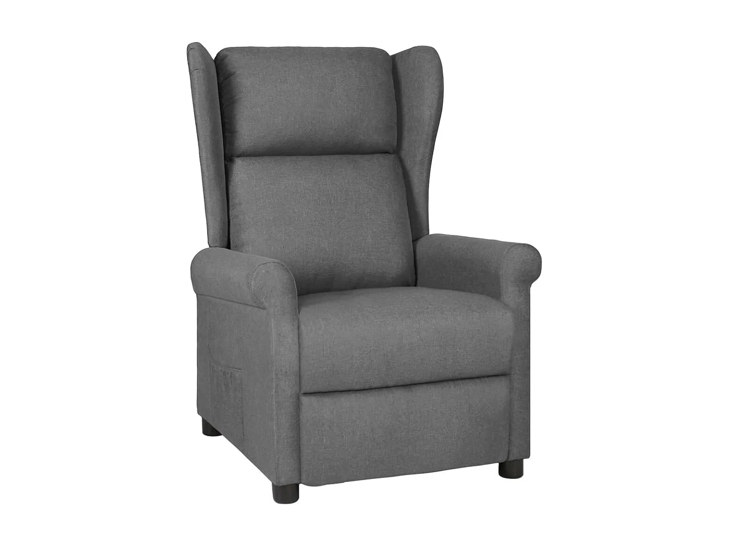 Fauteuil inclinable Gris clair Tissu