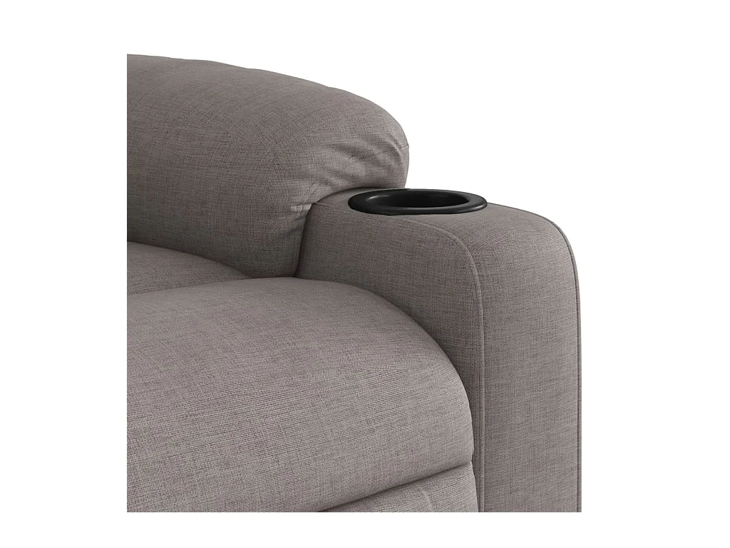 Fauteuil inclinable Taupe Tissu