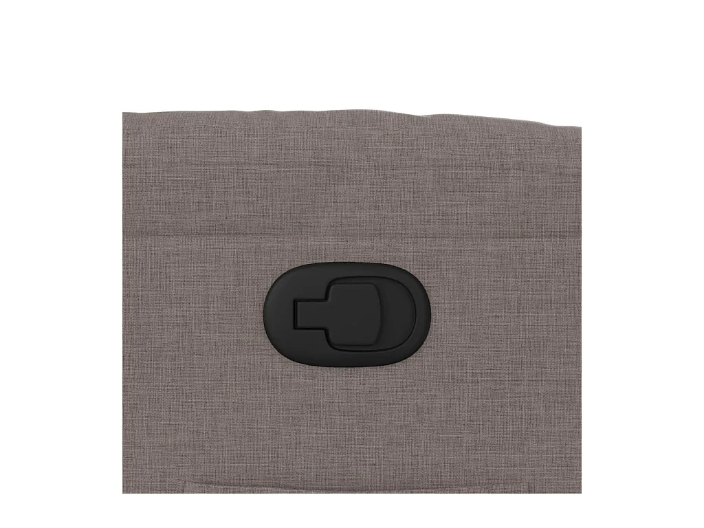Fauteuil inclinable Taupe Tissu
