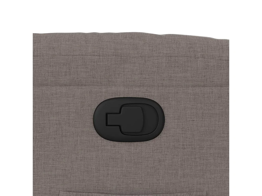 Fauteuil inclinable Taupe Tissu