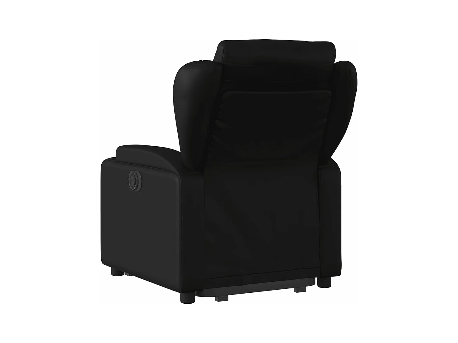 Fauteuil inclinable électrique noir similicuir