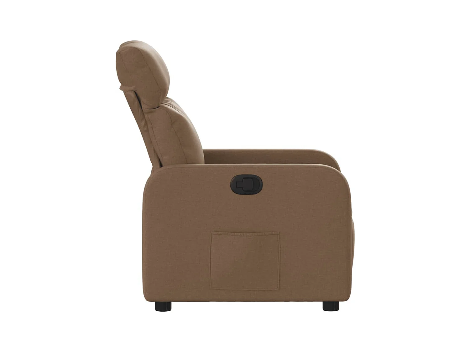 Fauteuil inclinable Marron Tissu