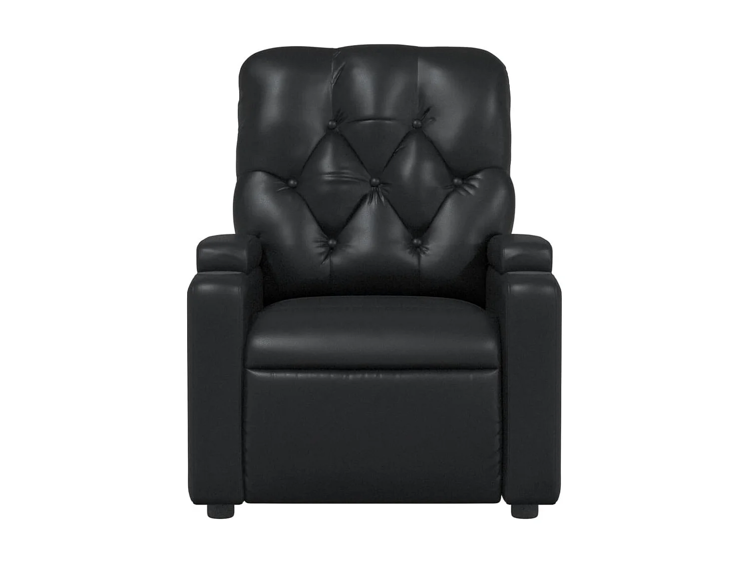 Fauteuil inclinable Noir Similicuir