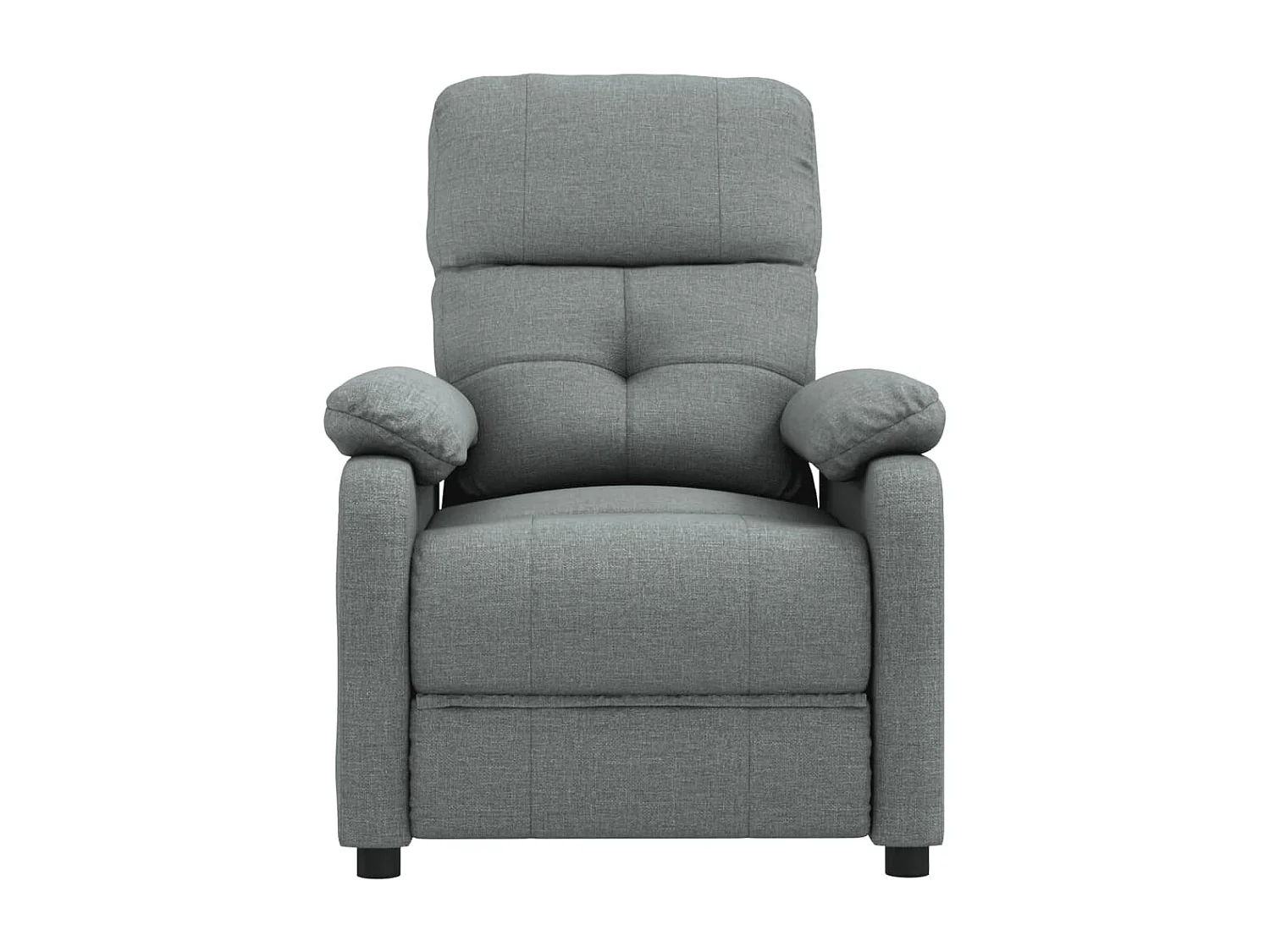 Fauteuil inclinable Gris foncé Tissu