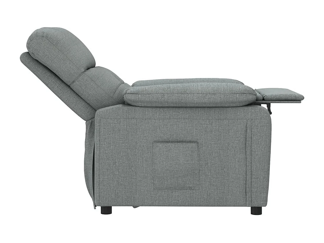 Fauteuil inclinable Gris foncé Tissu