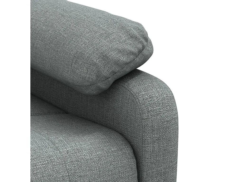 Fauteuil inclinable Gris foncé Tissu