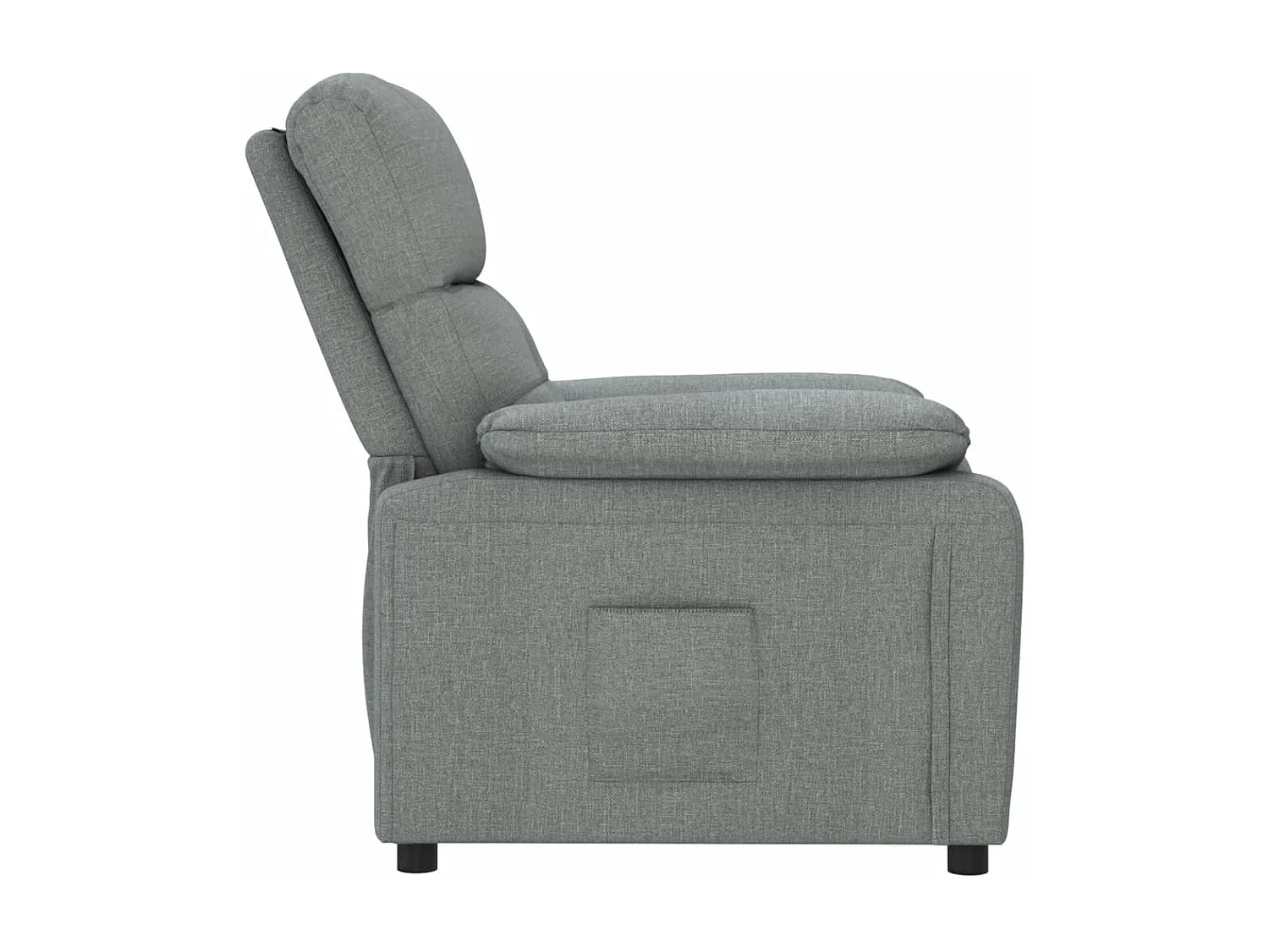 Fauteuil inclinable Gris foncé Tissu