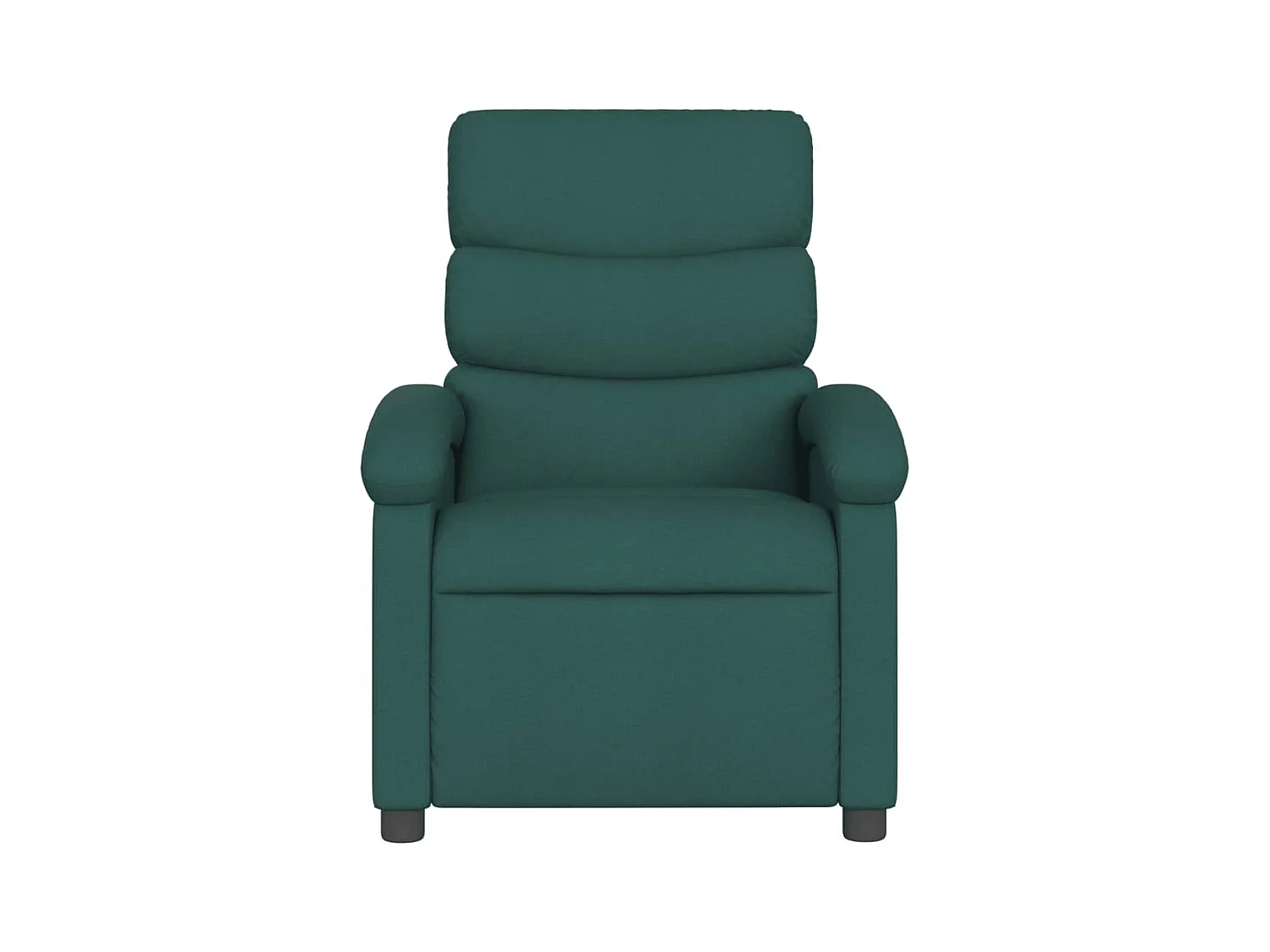 Fauteuil inclinable électrique Vert foncé Tissu