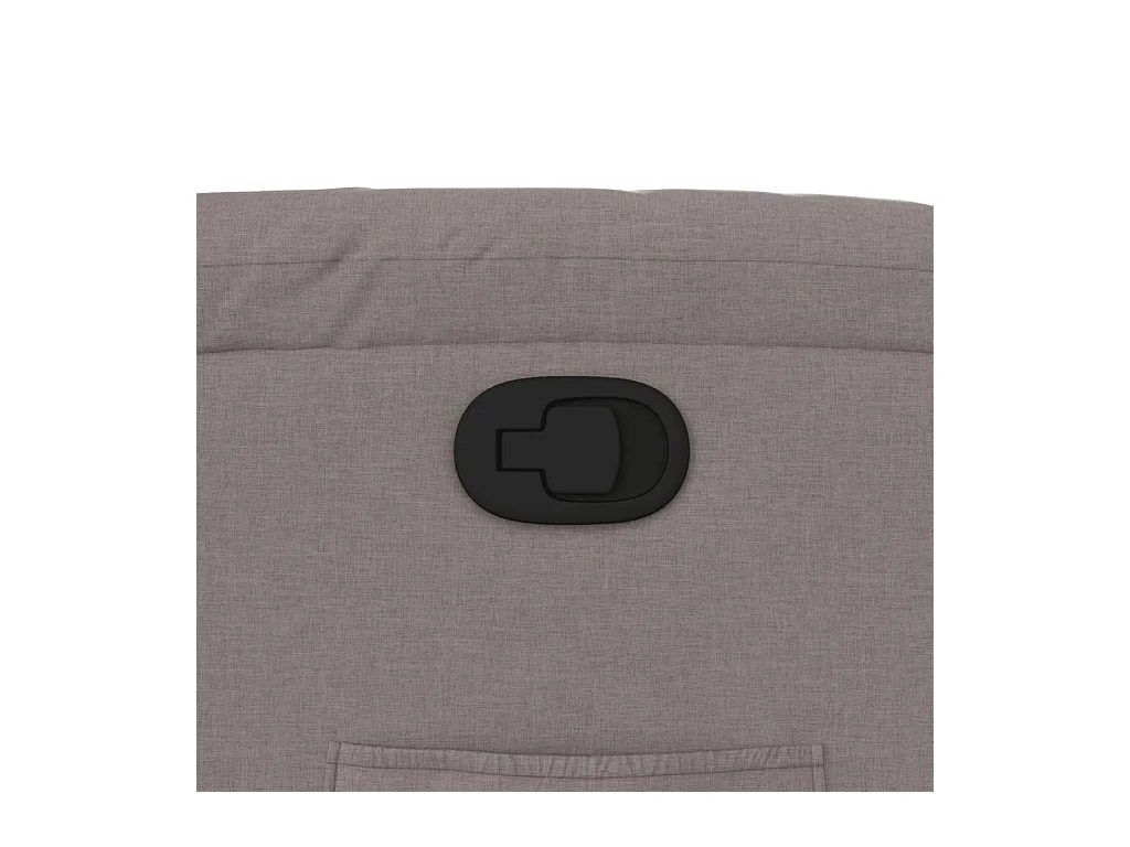 Fauteuil inclinable Taupe Tissu