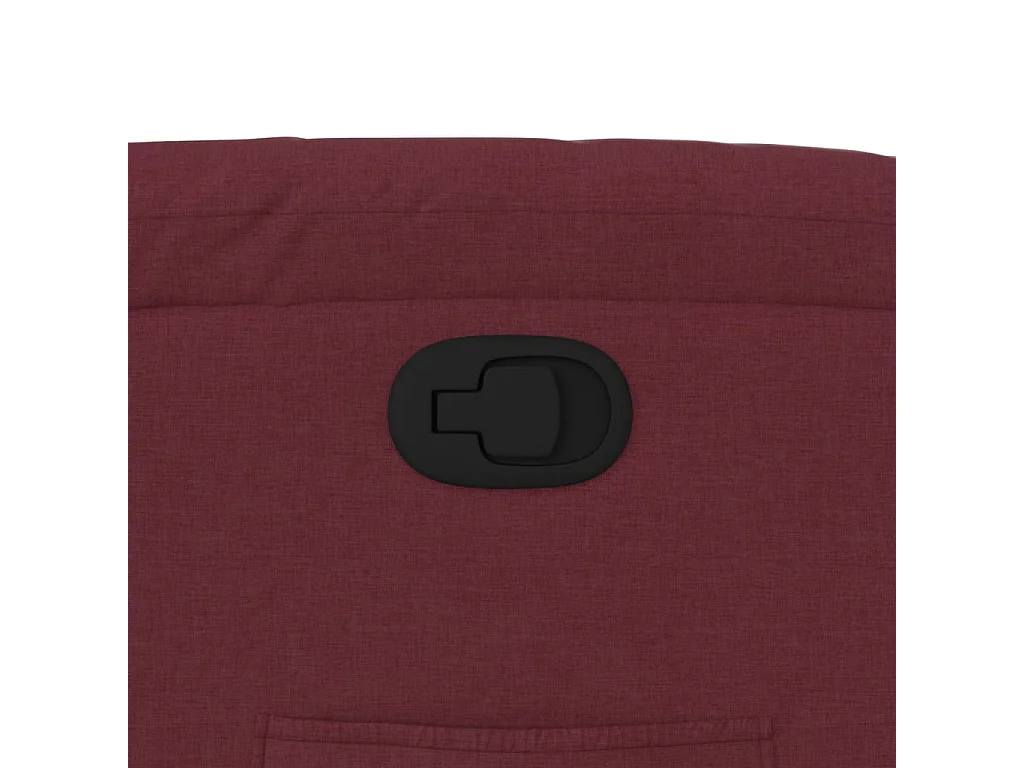 Fauteuil inclinable Rouge bordeaux Tissu