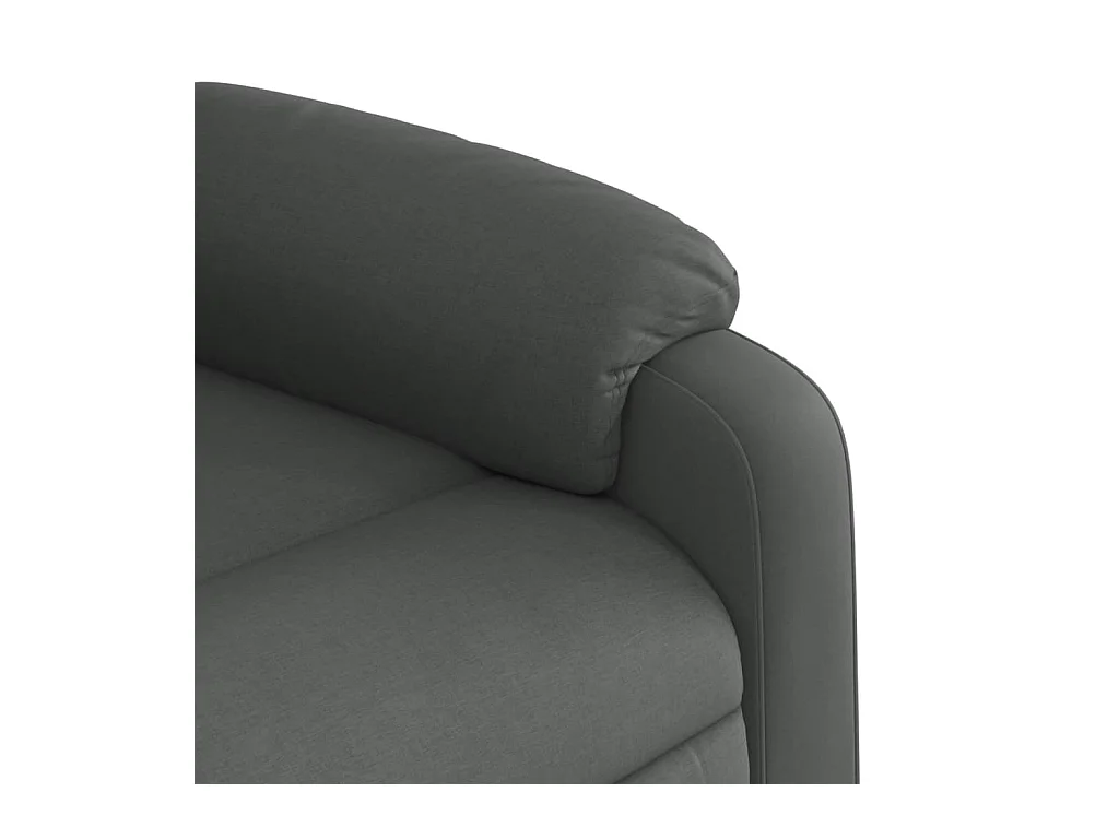 Fauteuil inclinable Gris foncé Tissu