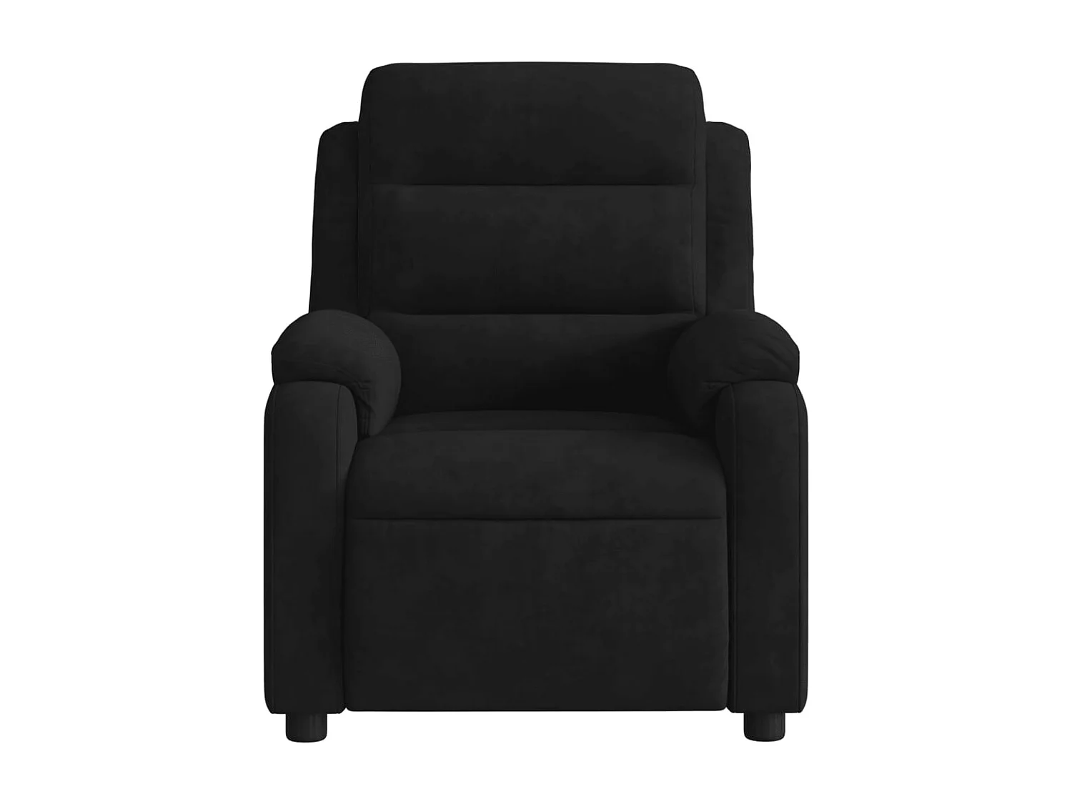 Fauteuil inclinable noir velours