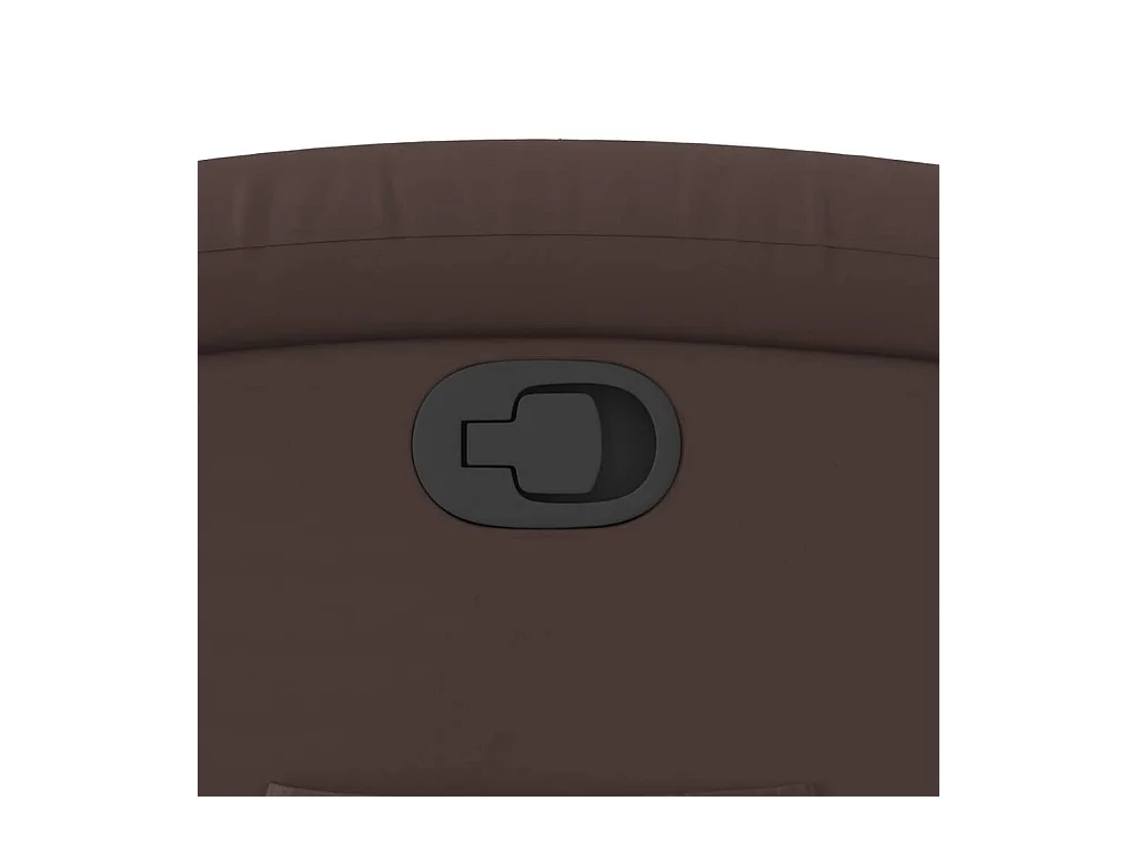 Fauteuil inclinable Marron Similicuir