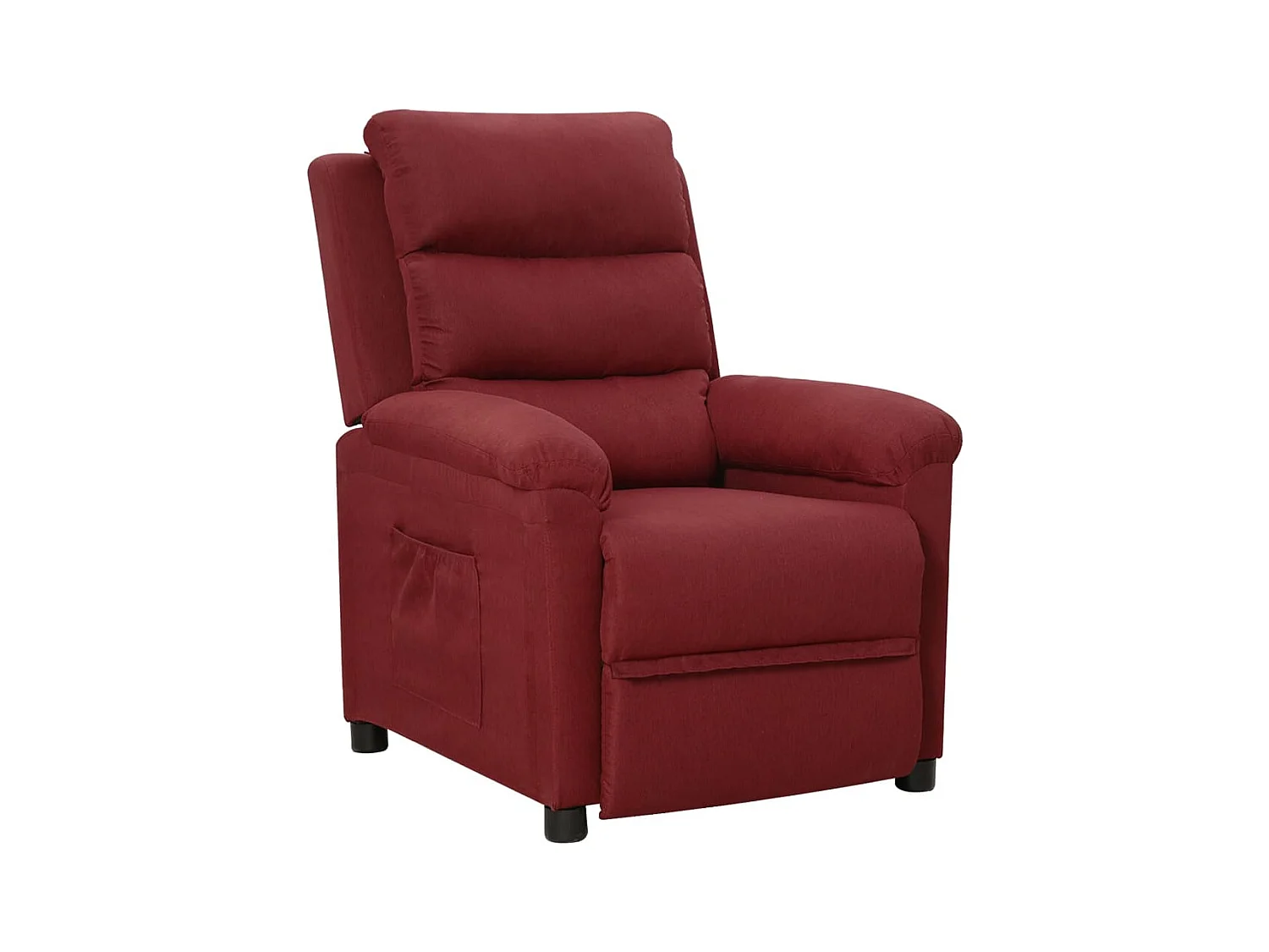 Fauteuil inclinable Rouge bordeaux Tissu