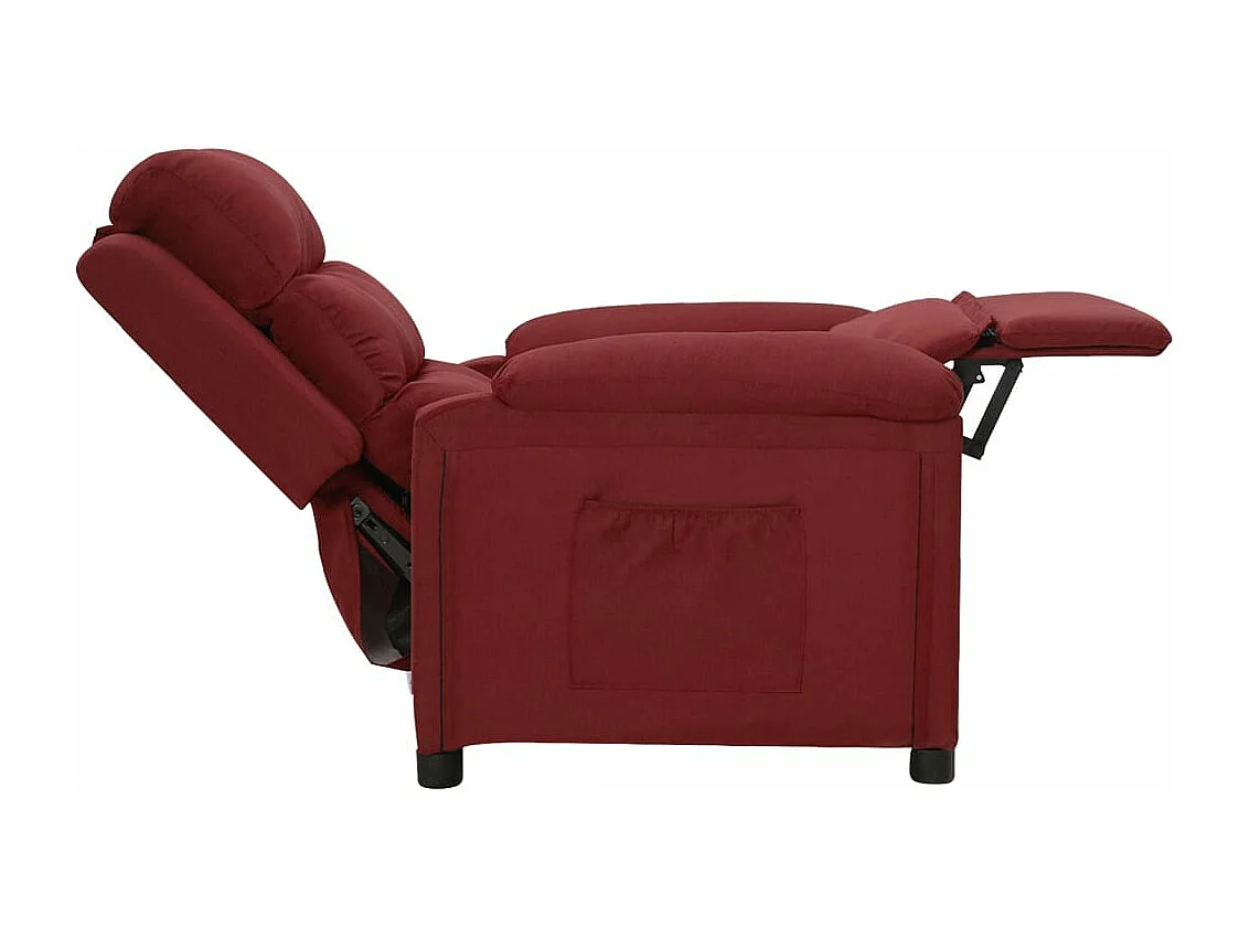 Fauteuil inclinable Rouge bordeaux Tissu