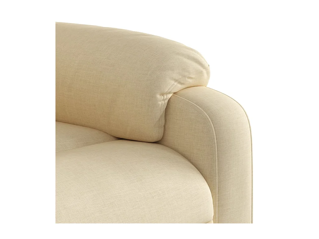 Fauteuil inclinable Crème Tissu