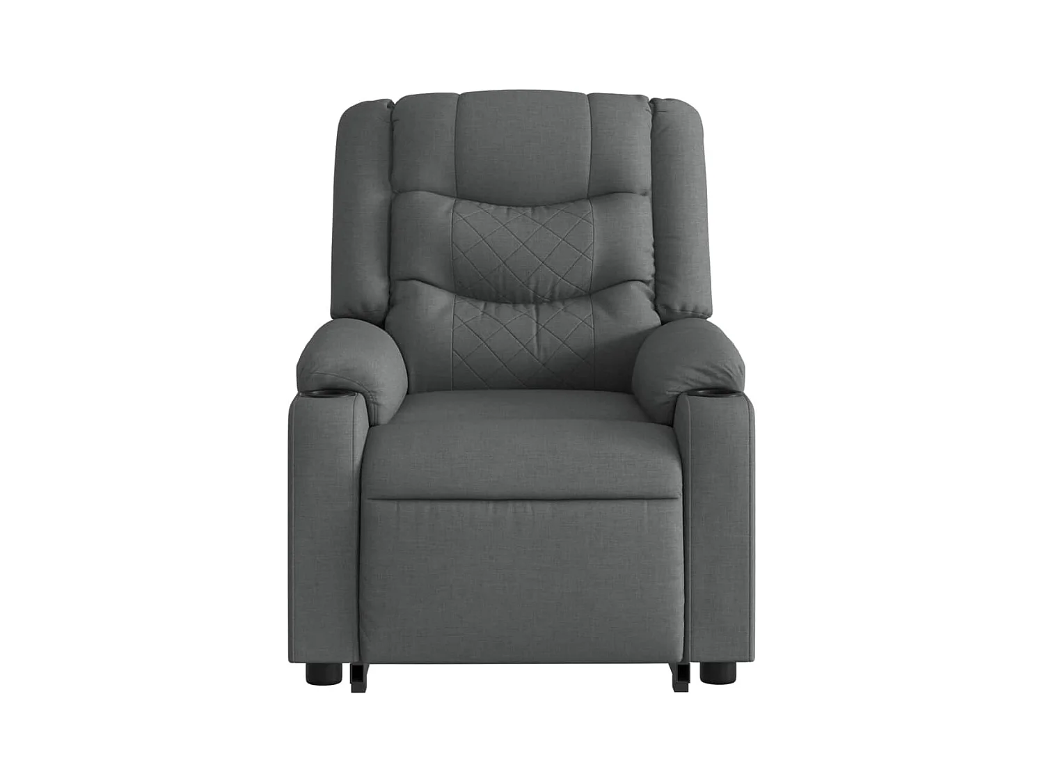 Fauteuil inclinable Gris foncé Tissu
