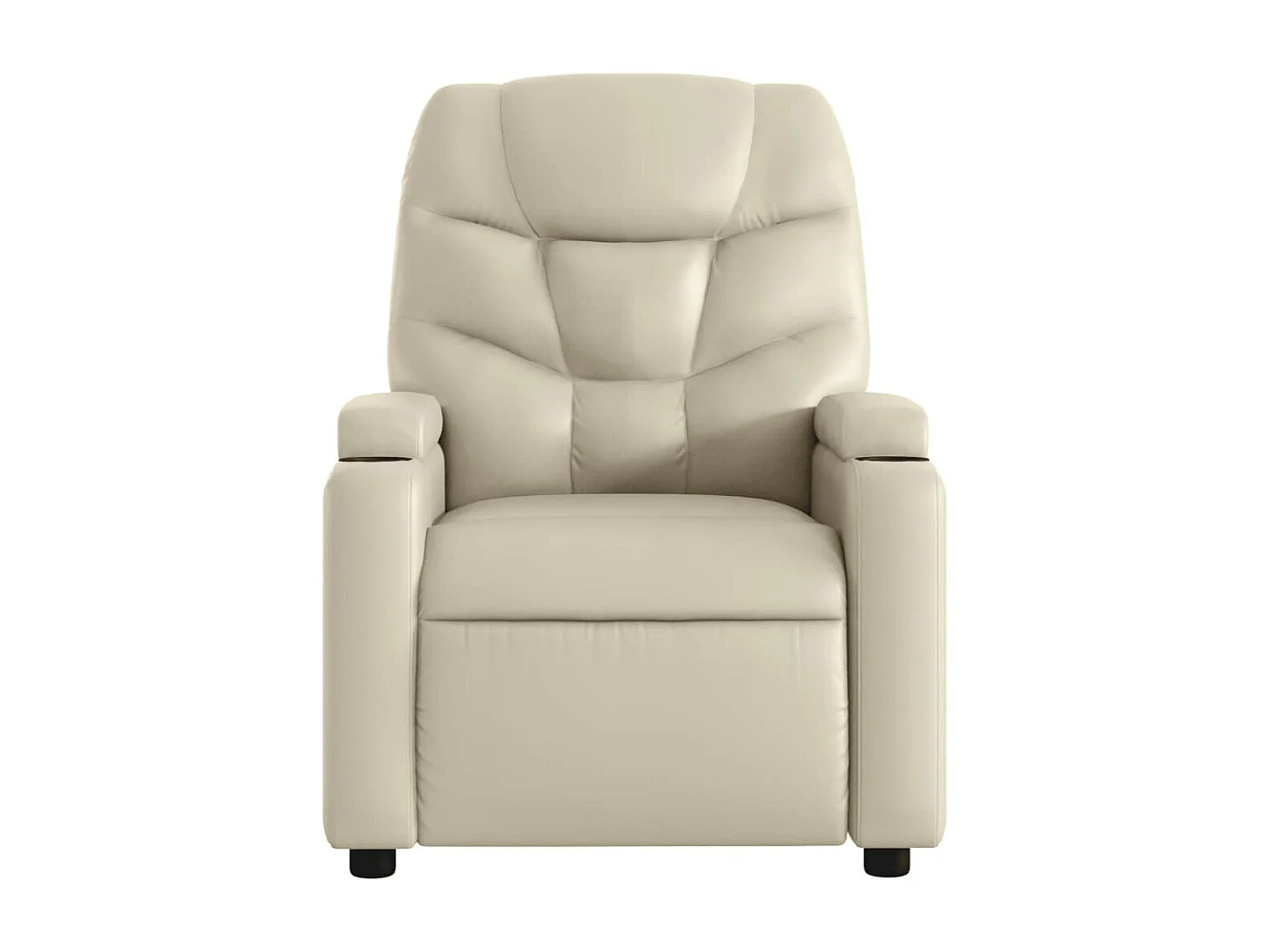 Fauteuil inclinable Crème Similicuir