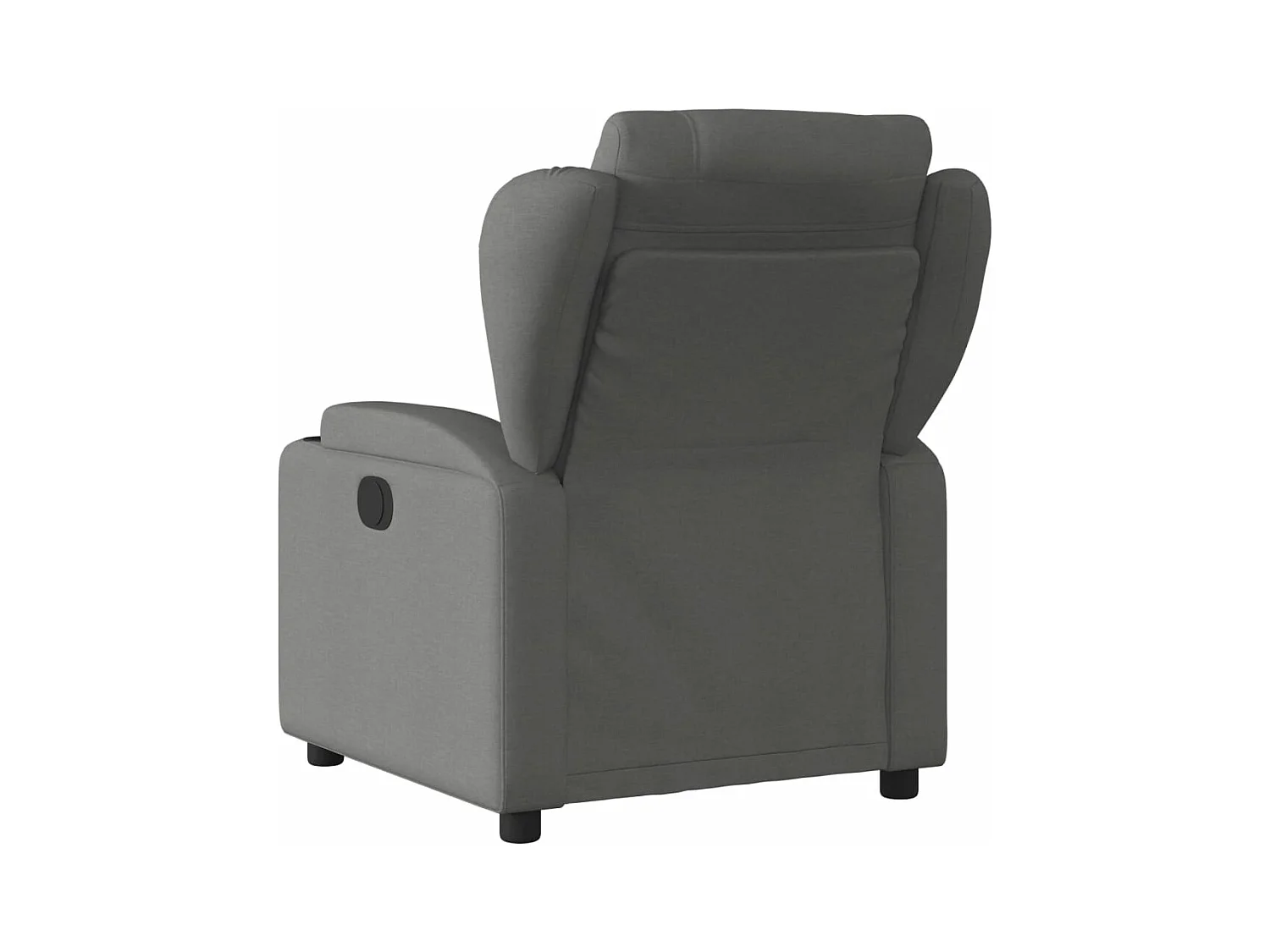 Fauteuil inclinable électrique Gris foncé Tissu