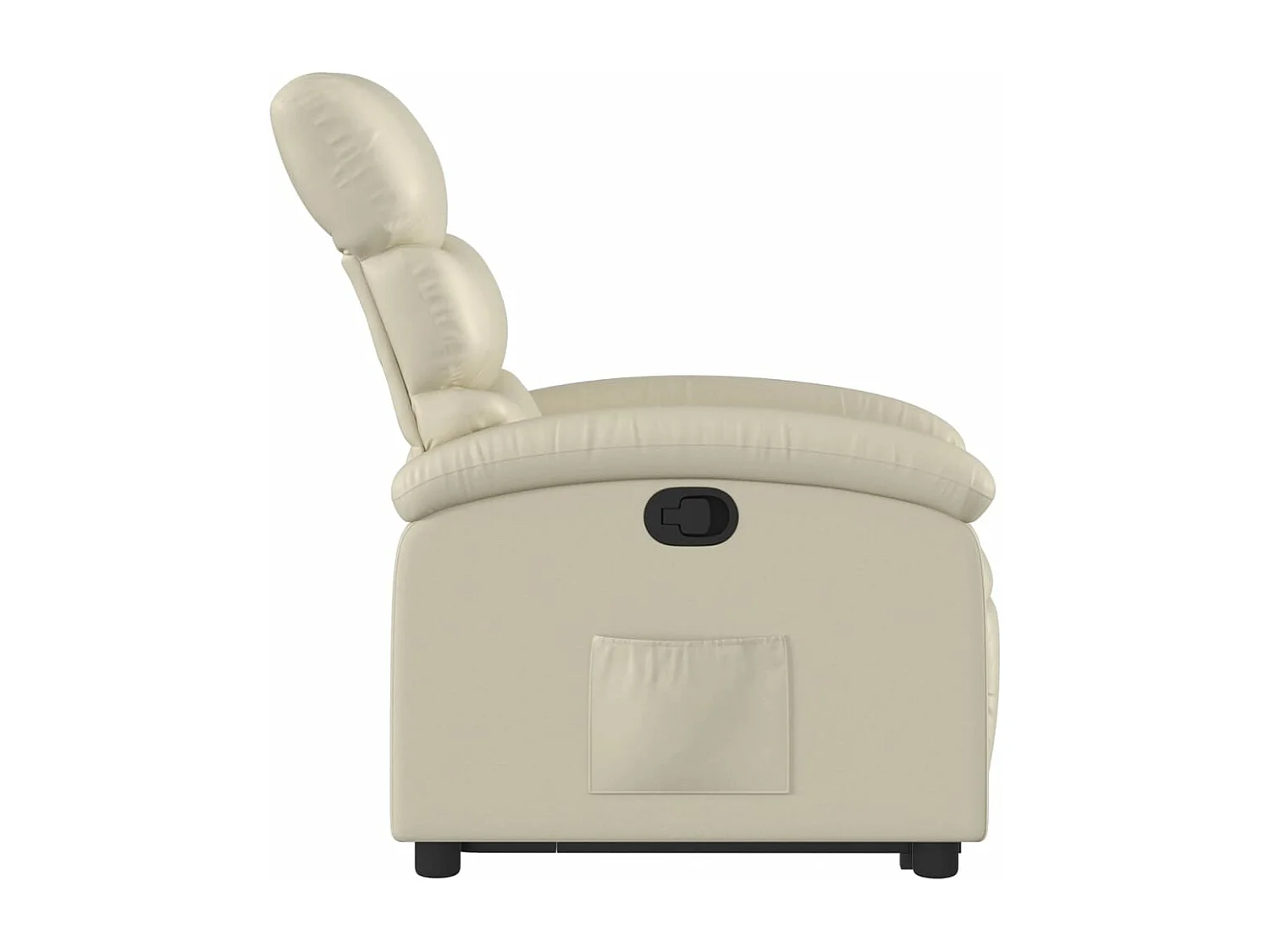 Fauteuil inclinable Crème Similicuir