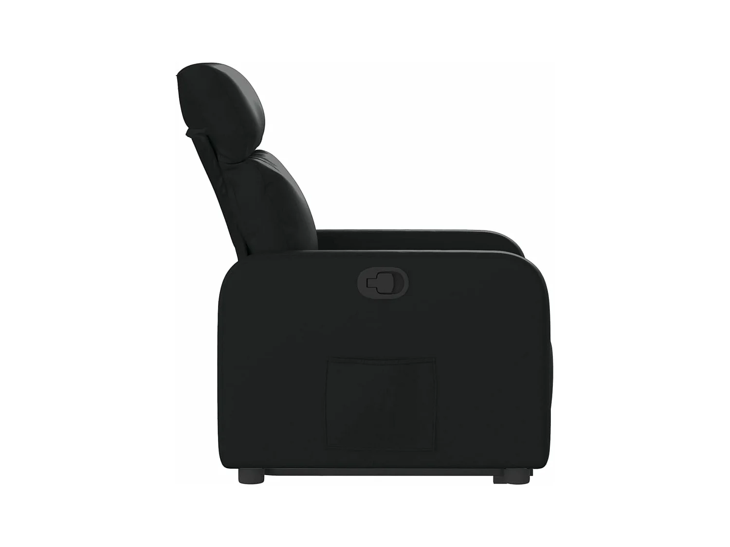 Fauteuil inclinable Noir Similicuir