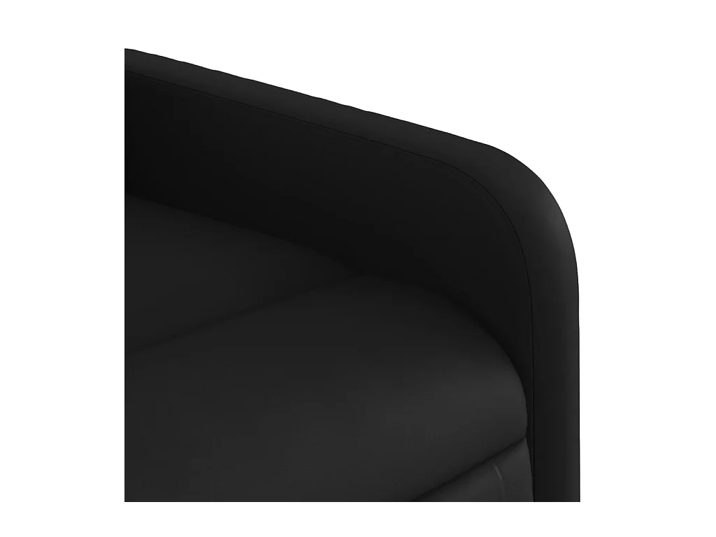Fauteuil inclinable Noir Similicuir