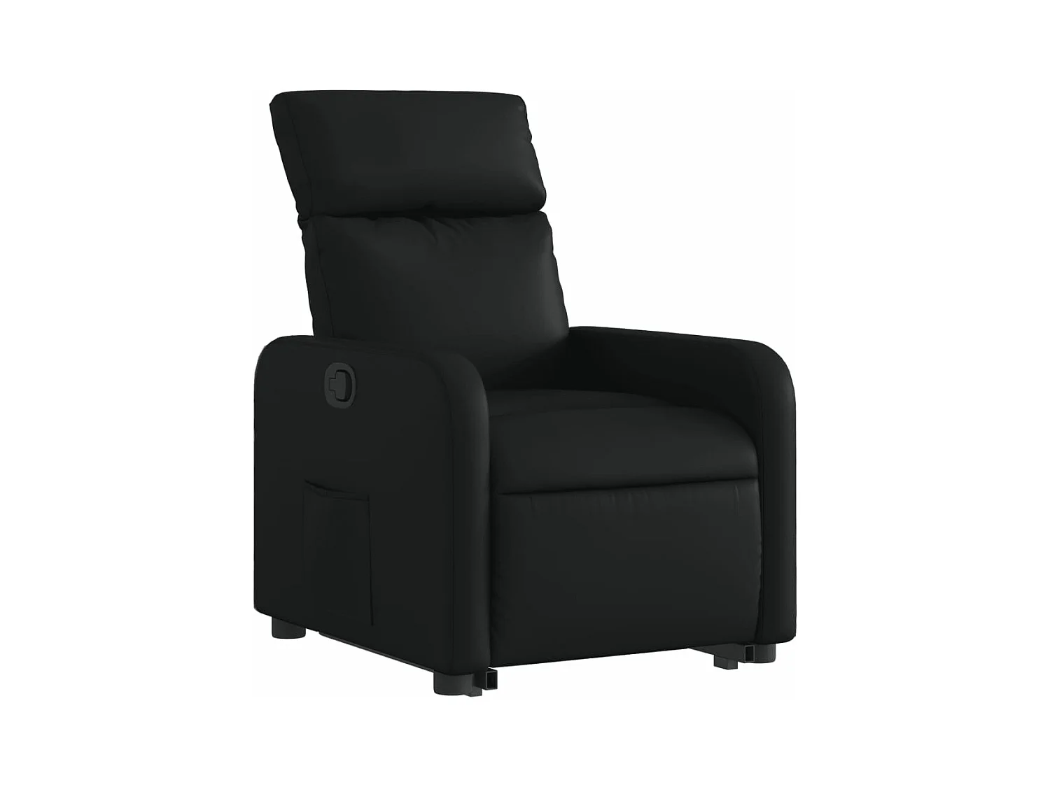 Fauteuil inclinable Noir Similicuir