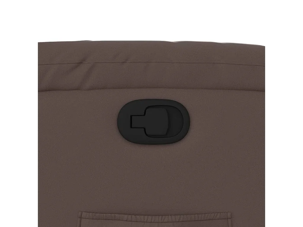 Fauteuil inclinable Marron Similicuir