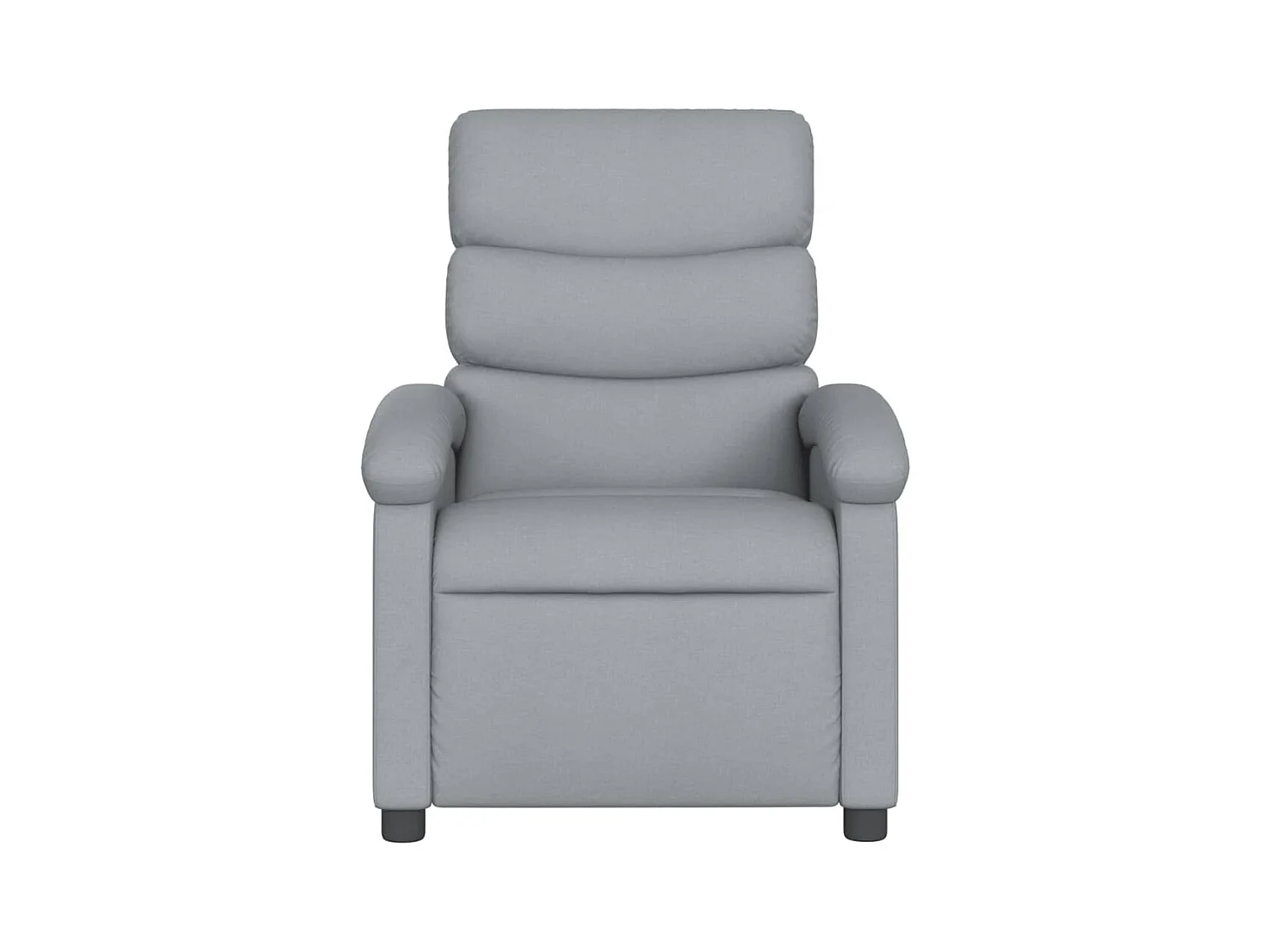 Fauteuil inclinable électrique Gris clair Tissu