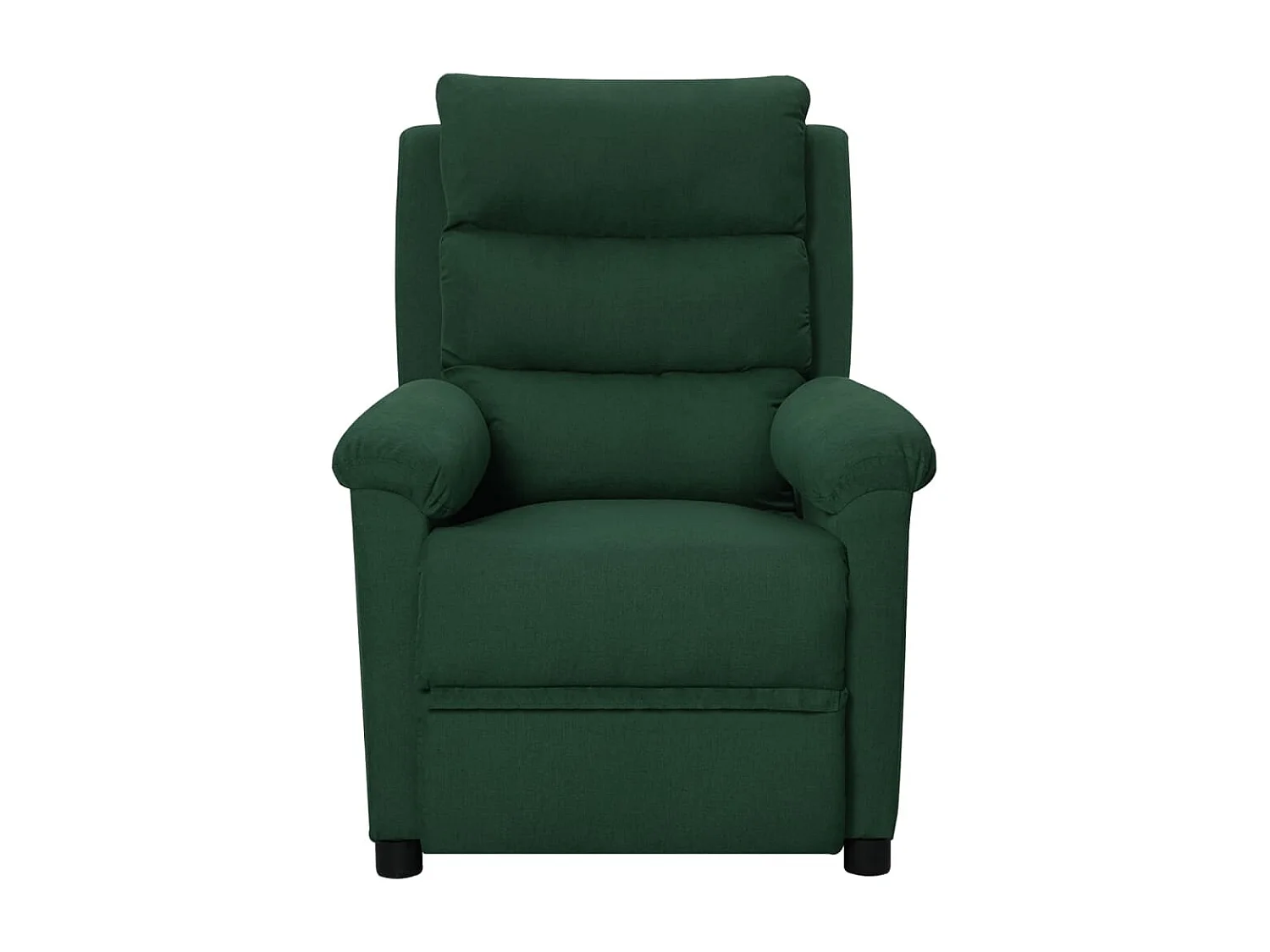 Fauteuil inclinable Vert foncé Tissu