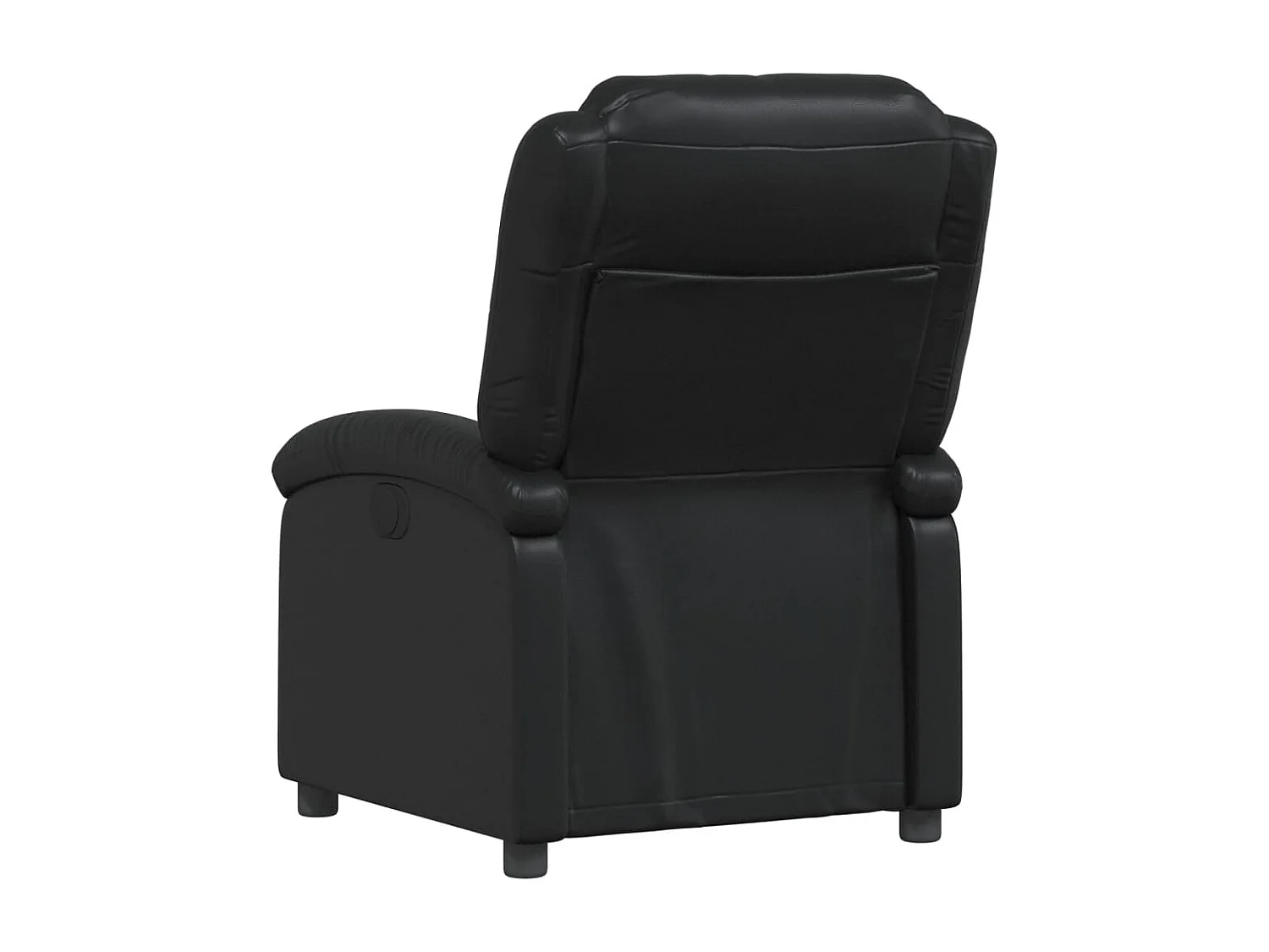 Fauteuil inclinable Noir Similicuir