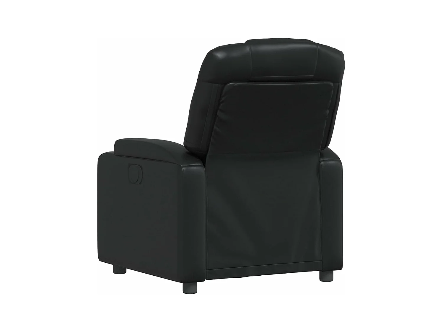 Fauteuil inclinable Noir Similicuir