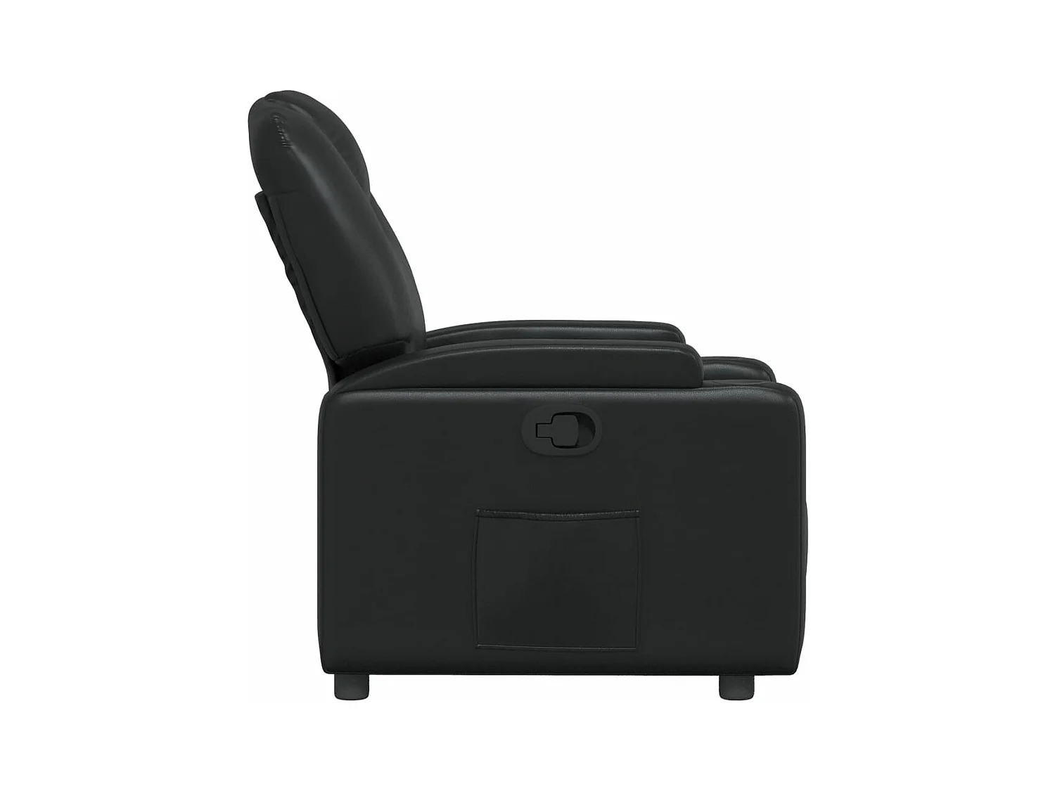 Fauteuil inclinable Noir Similicuir