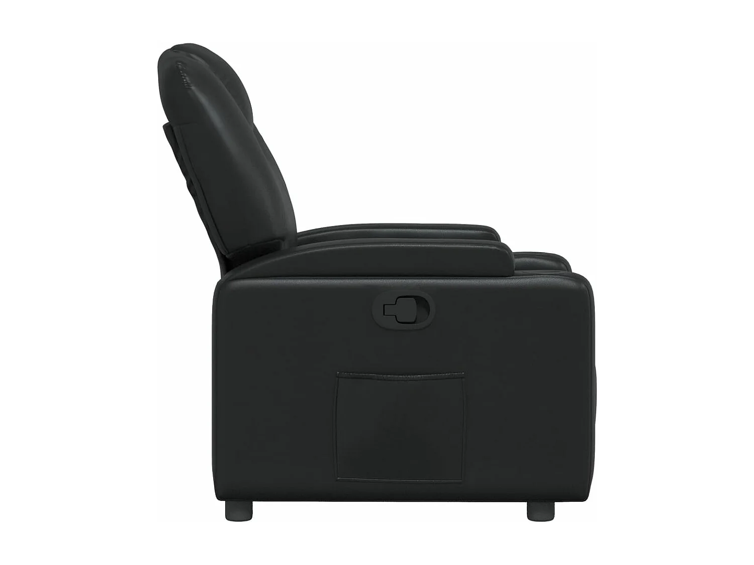 Fauteuil inclinable Noir Similicuir