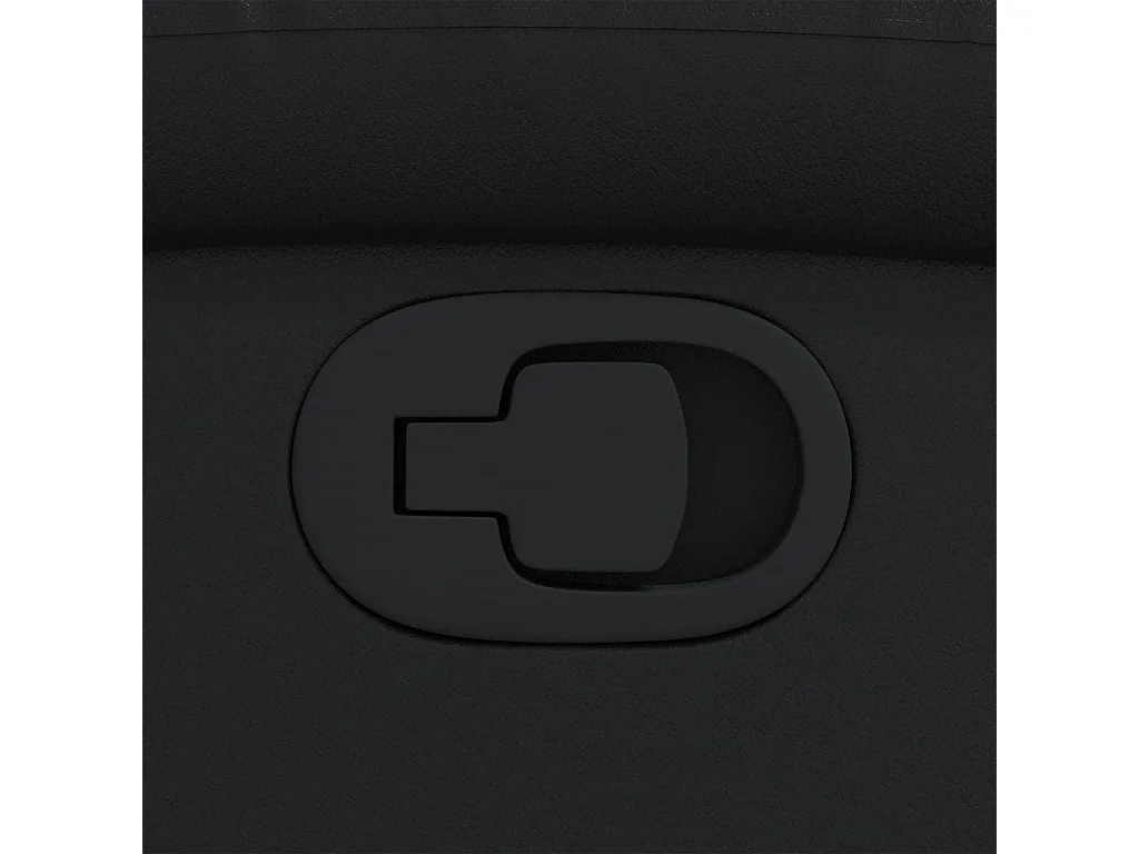 Fauteuil inclinable Noir Similicuir