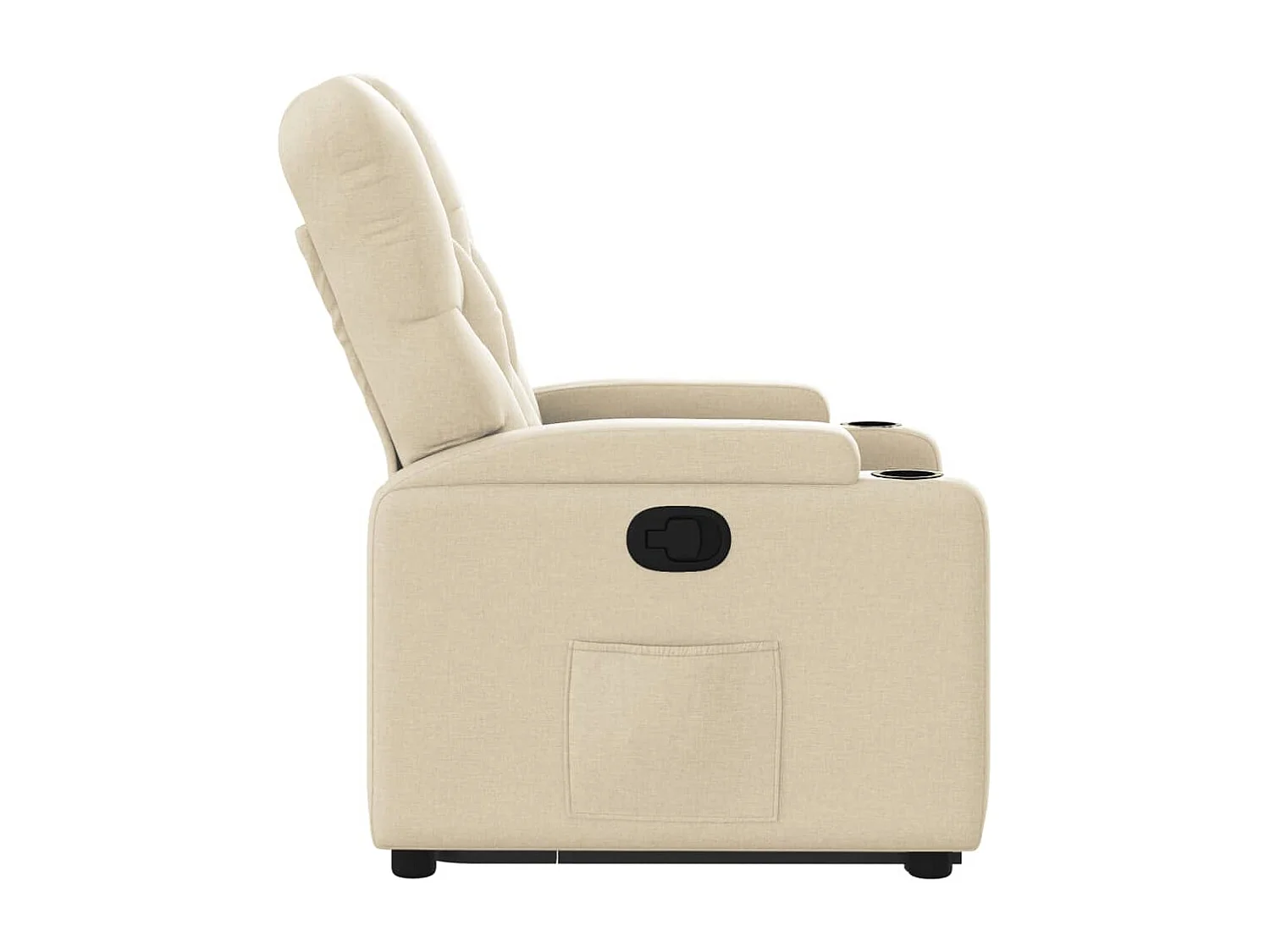 Fauteuil inclinable Crème Tissu