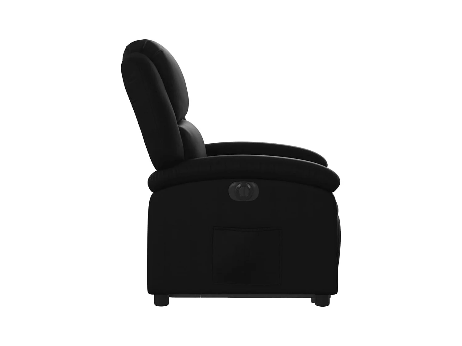 Fauteuil inclinable électrique noir similicuir