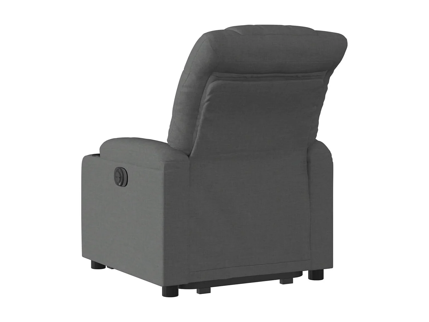 Fauteuil inclinable électrique gris foncé tissu