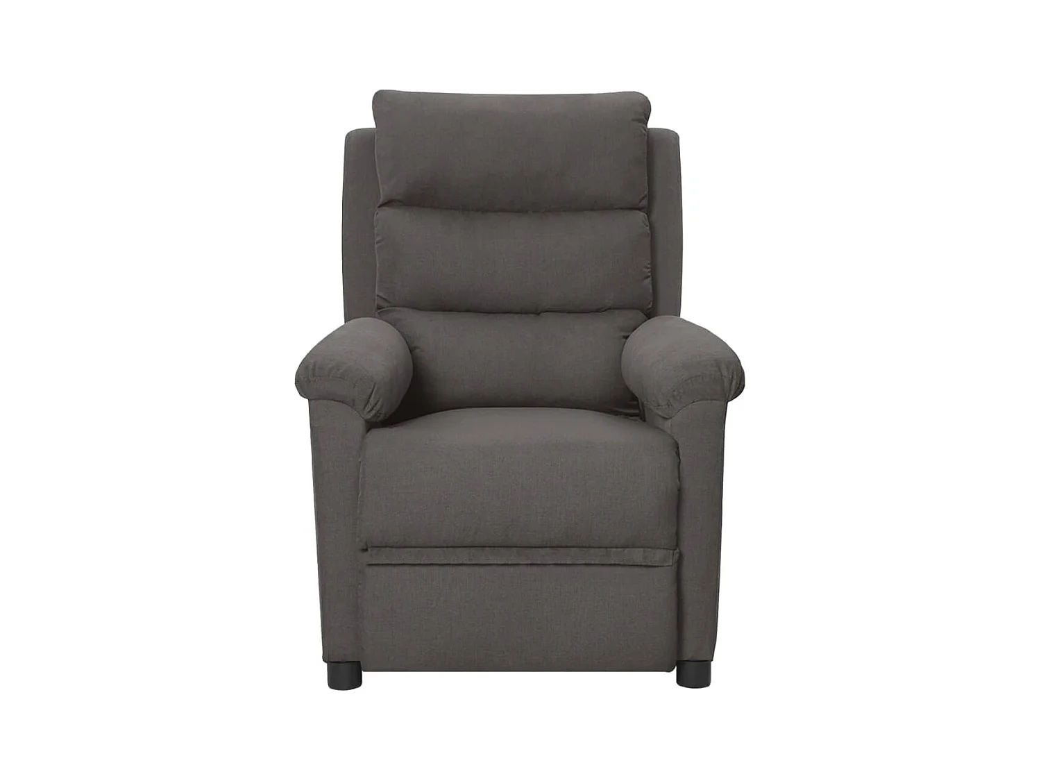 Fauteuil inclinable électrique Gris foncé Tissu