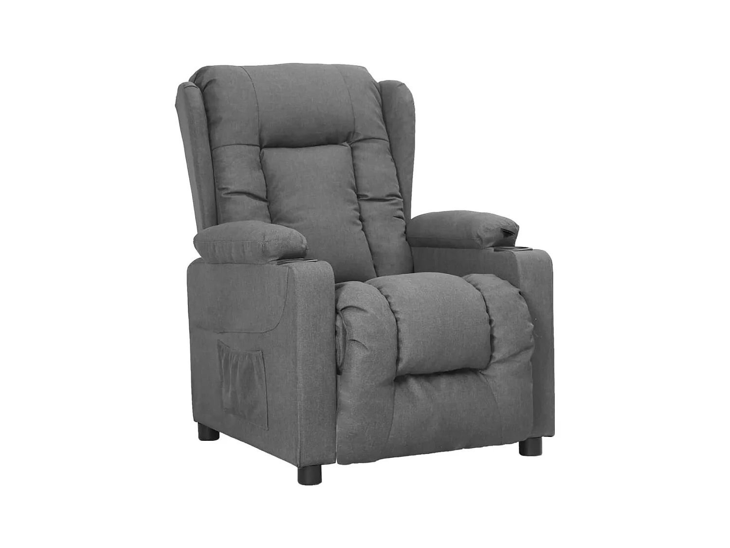 Fauteuil inclinable Gris clair Tissu