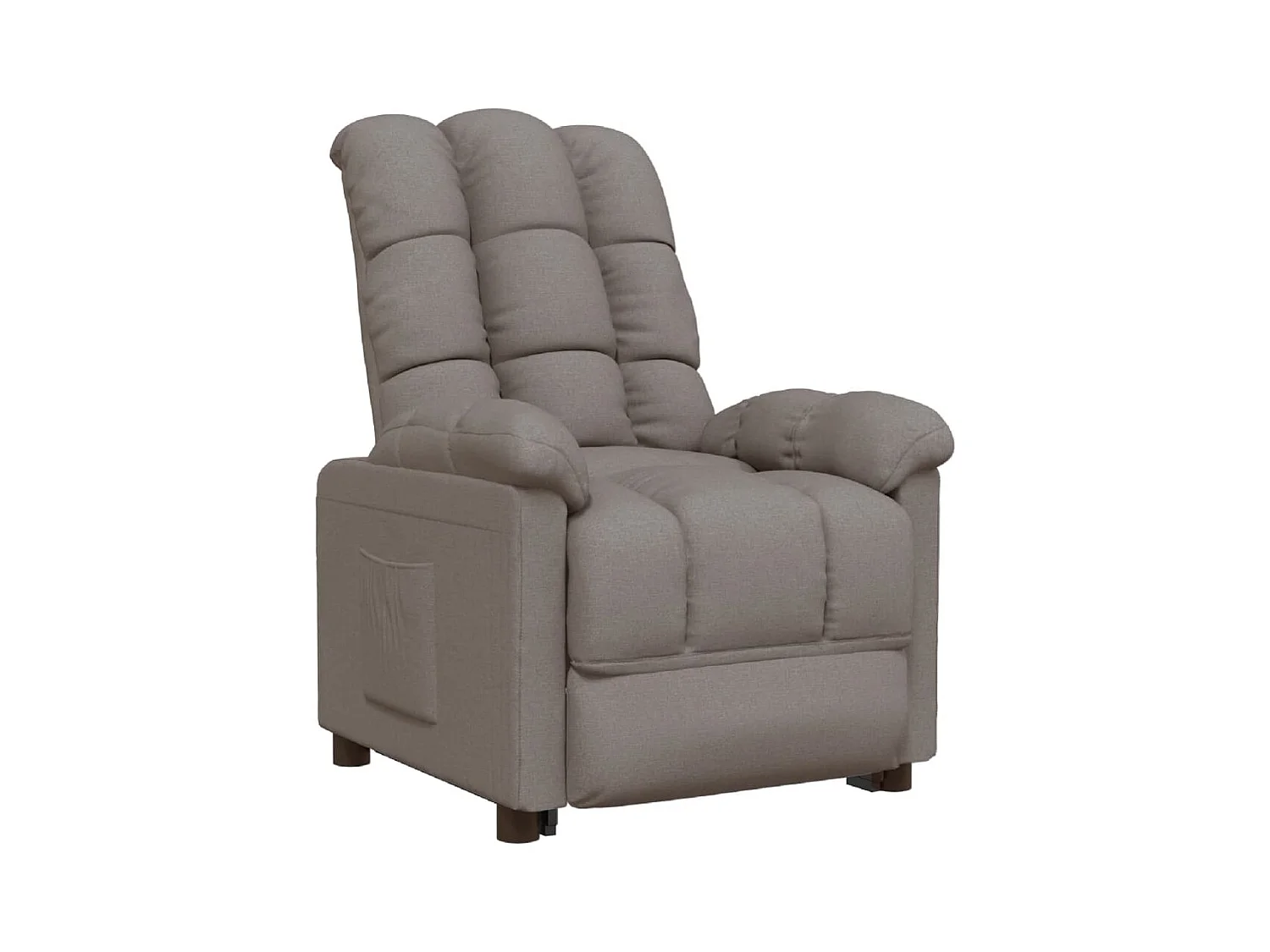 Fauteuil inclinable Taupe Tissu