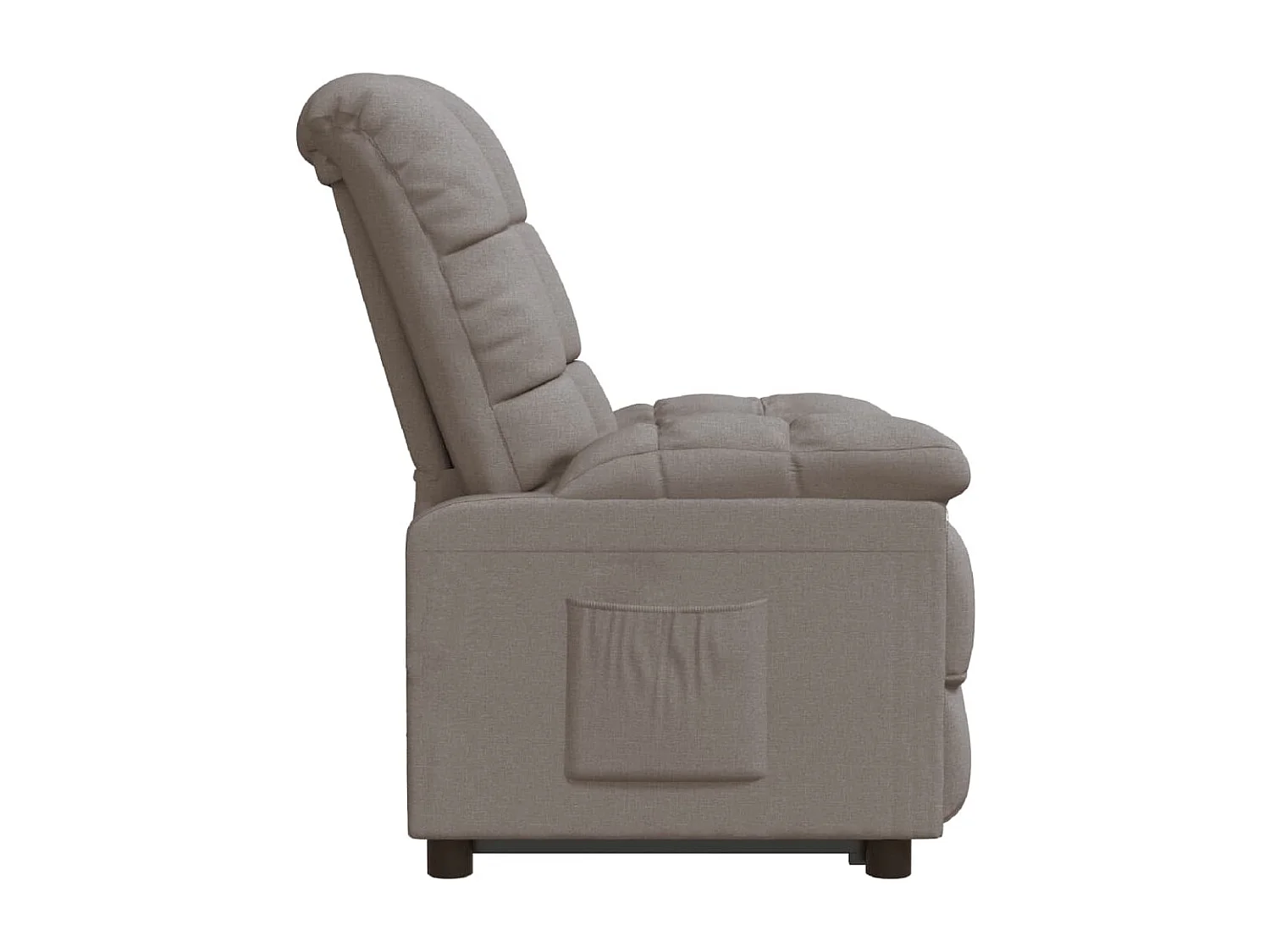 Fauteuil inclinable Taupe Tissu