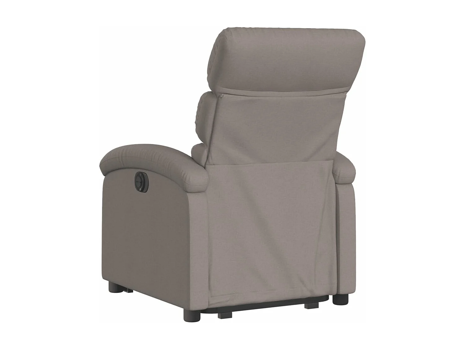 Fauteuil inclinable électrique taupe tissu