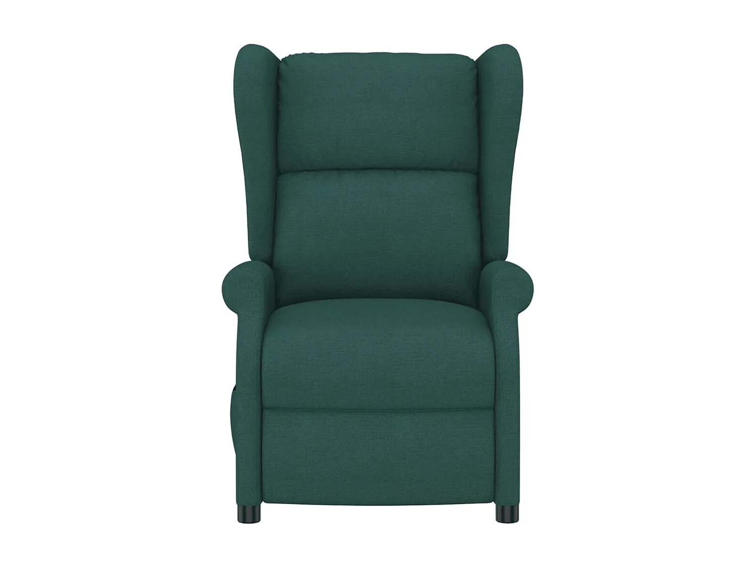 Fauteuil inclinable électrique Vert foncé Tissu