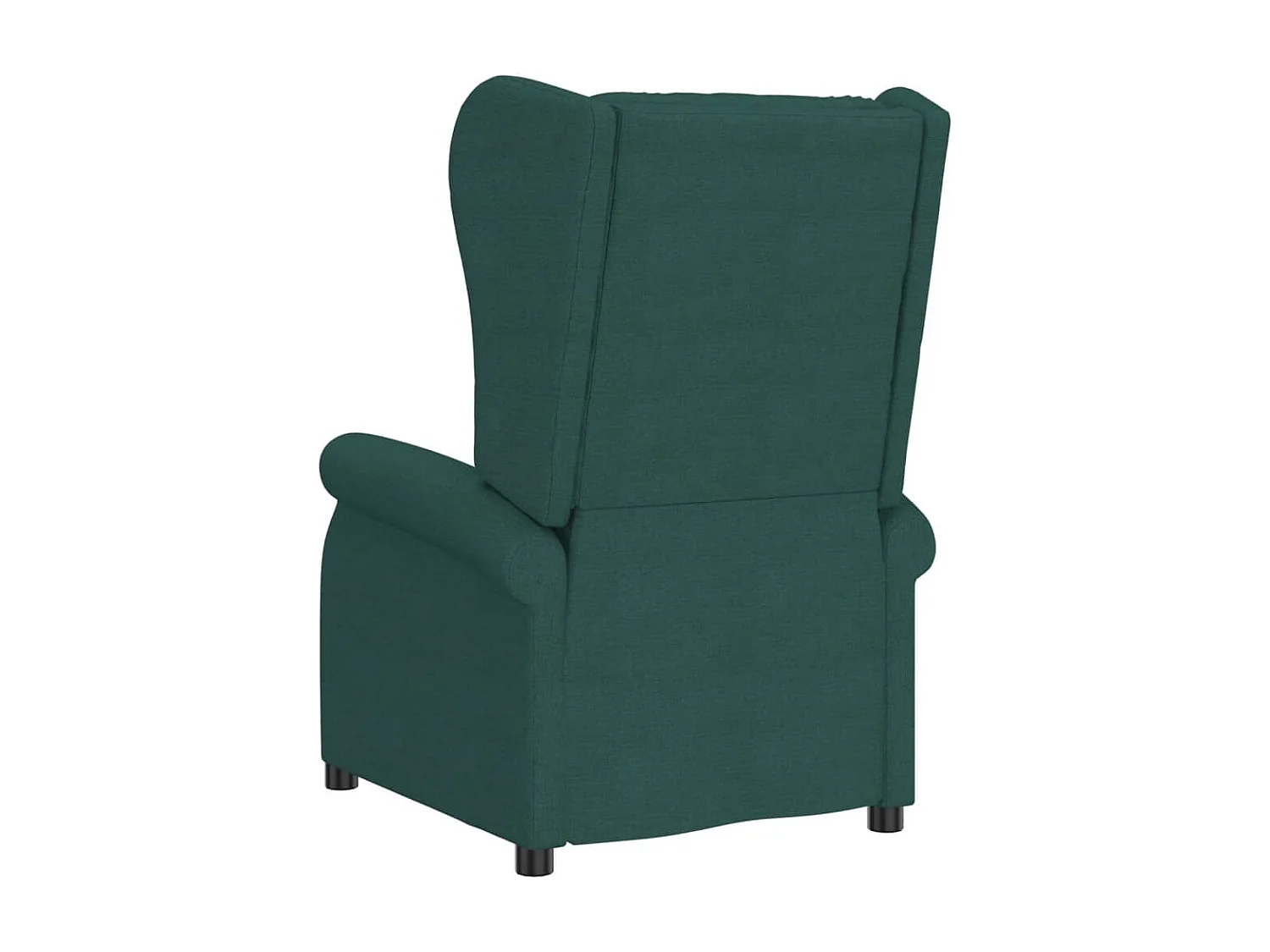 Fauteuil inclinable électrique Vert foncé Tissu