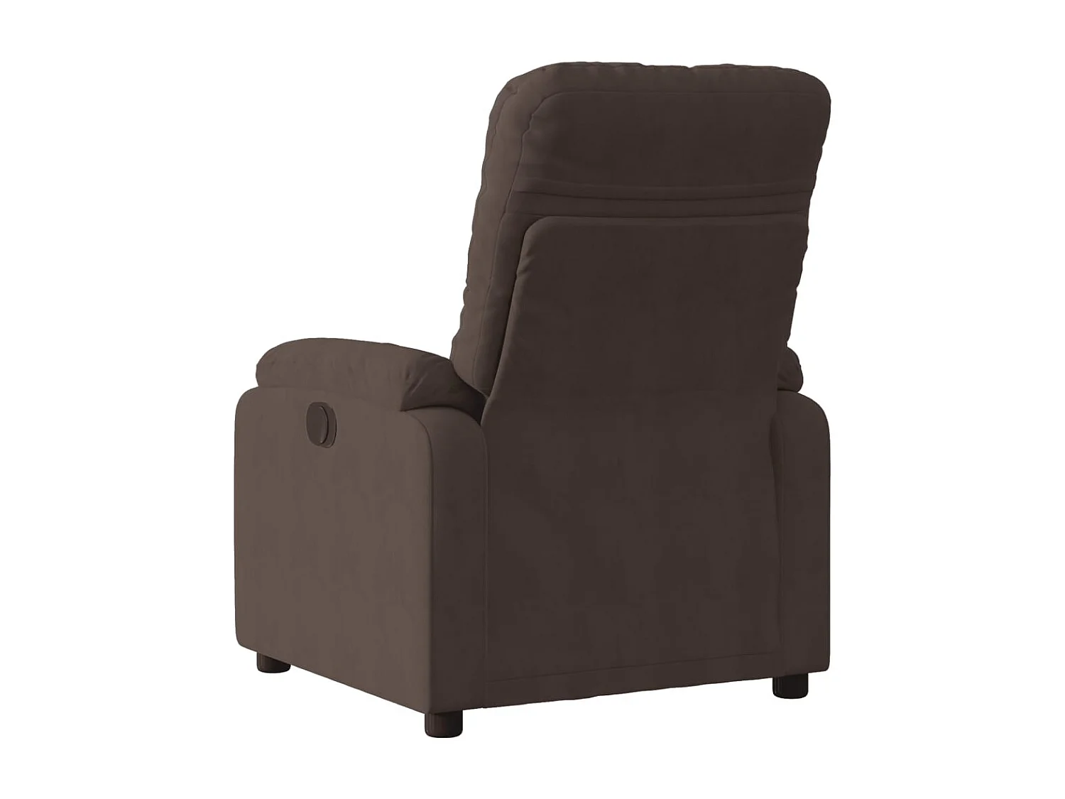 Fauteuil inclinable marron tissu microfibre