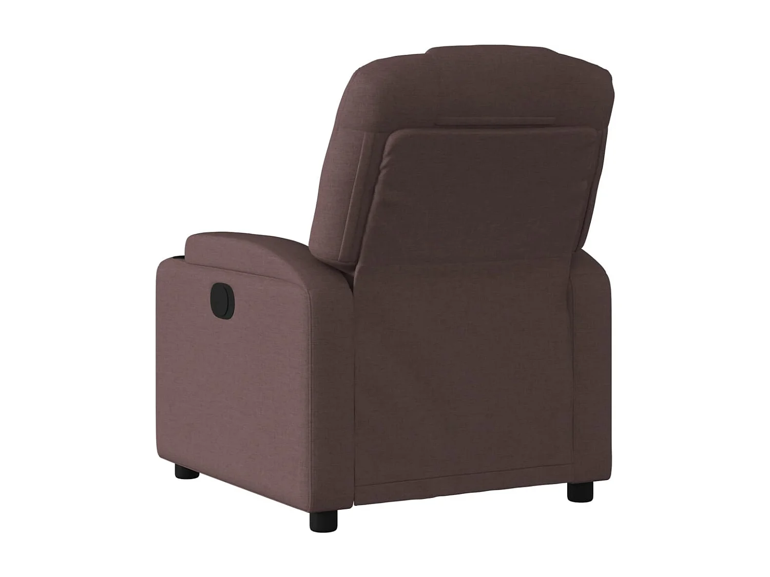 Fauteuil inclinable Marron foncé Tissu