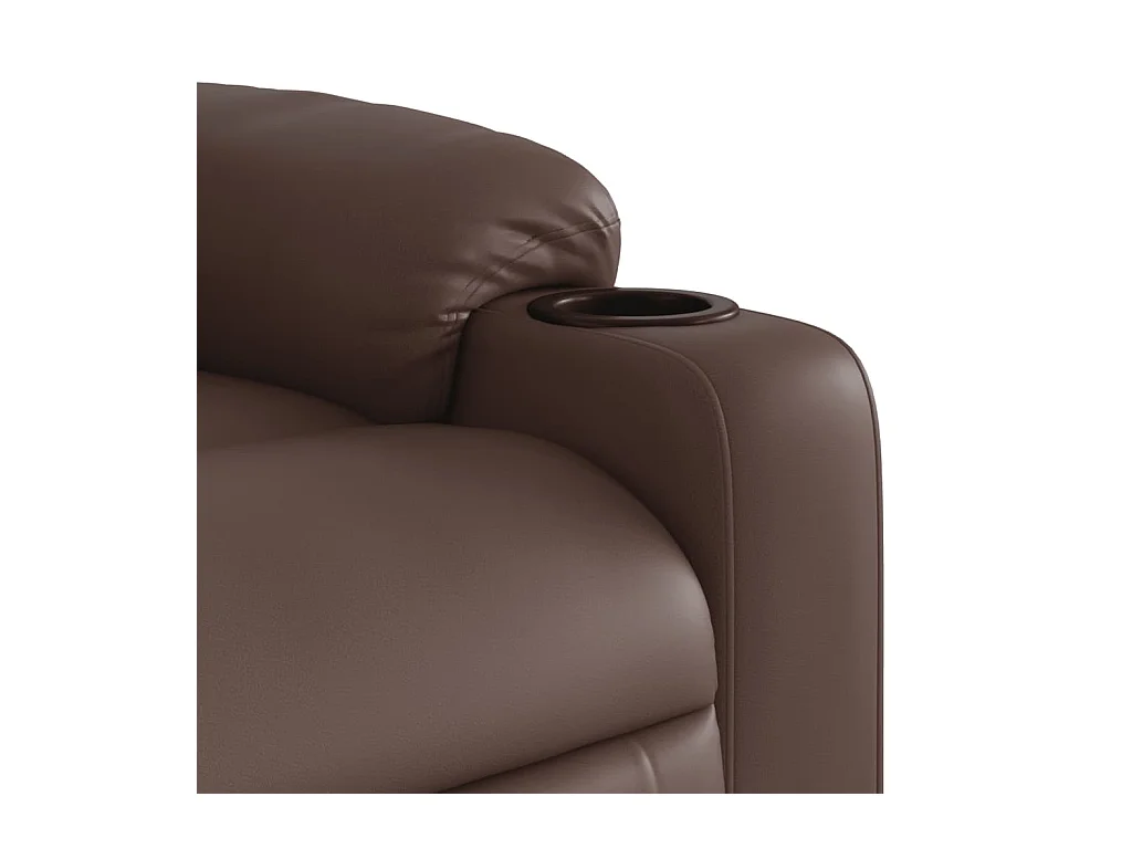 Fauteuil inclinable Marron Similicuir